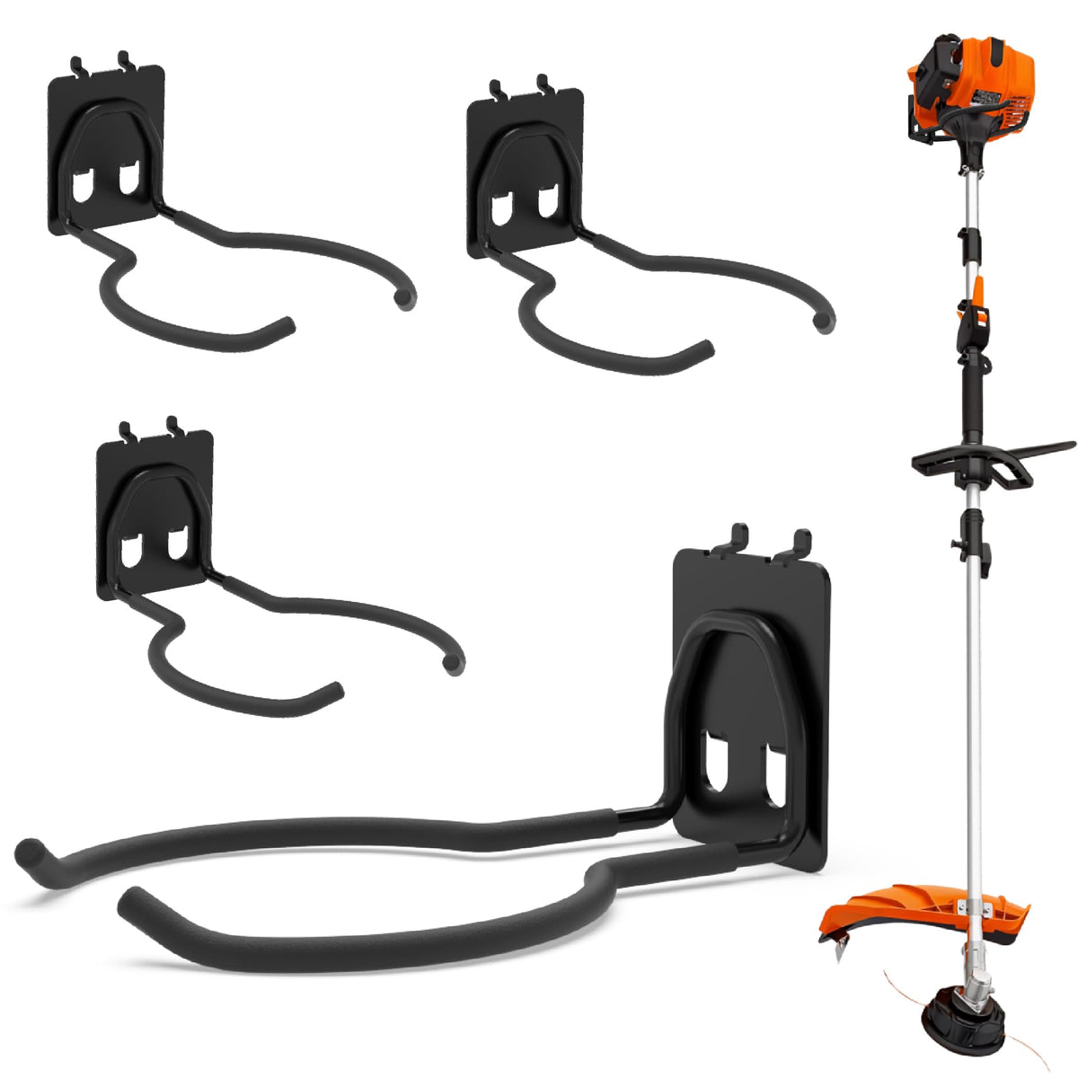HUHOLE 24 Pack Pegboard Drill Holder Tool Hooks for 1 4 Inch - HUHOLE Official Imagery - 8