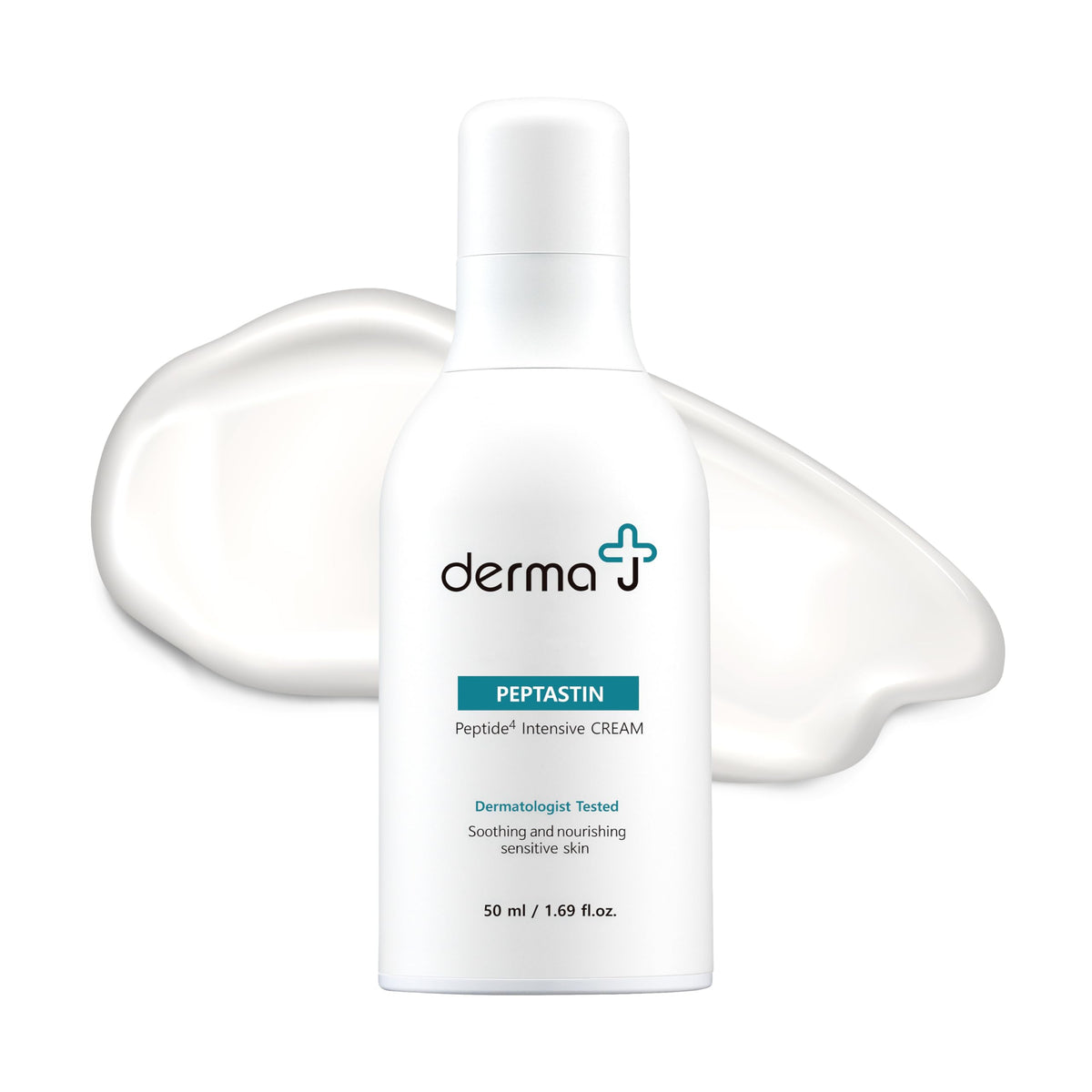 Premium Face Cream Enriched with Collagen Boosting Peptides - derma J Official Imagery - 2