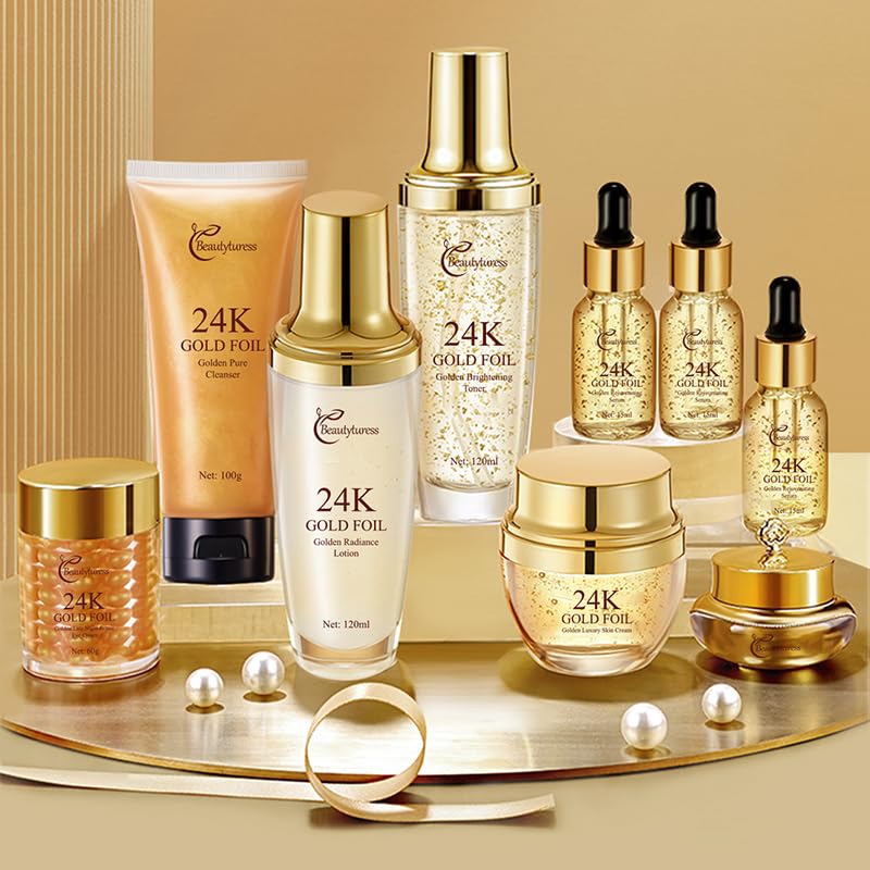 9-Piece Skincare Set for Women - Hypoallergenic, Moisturize the - Product Imagery