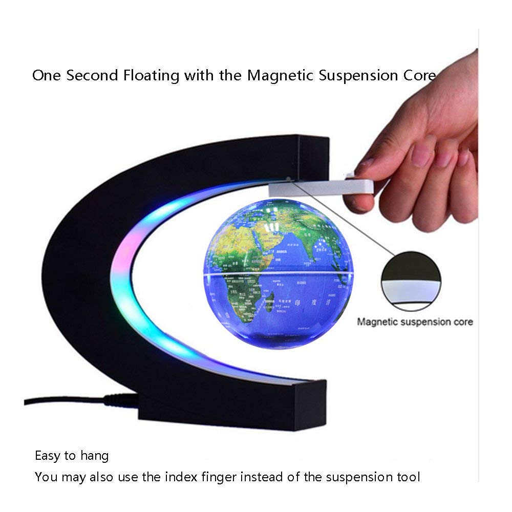 Office Desk Lamp Multi Color Changing Floating Levitating - FUZADEL Official Imagery - 5