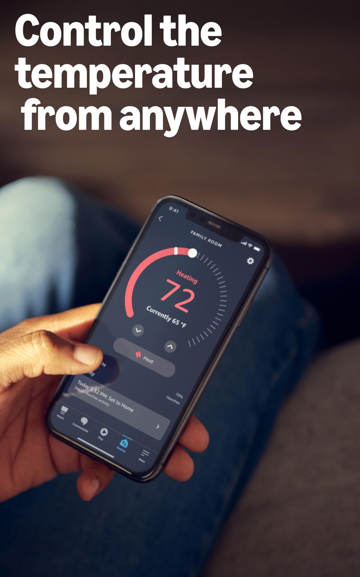 Amazon Smart Thermostat, Save money and energy, Works with Alexa and Ring, C-wir - Amazon Official Product View 6