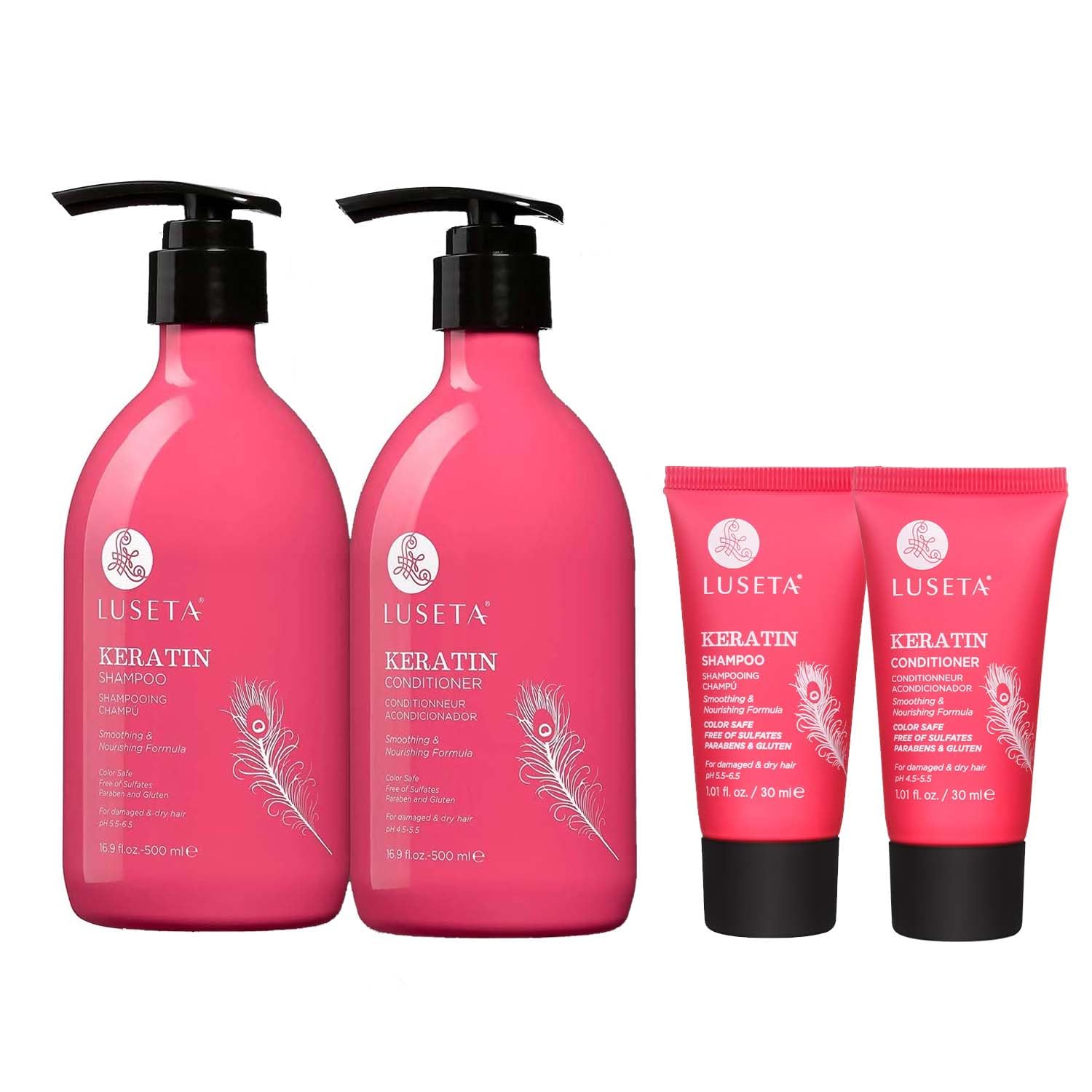 L LUSETA Luseta Biotin & Collagen Shampoo and Conditioner Set for Thinning Hair - L LUSETA Official Product View 9