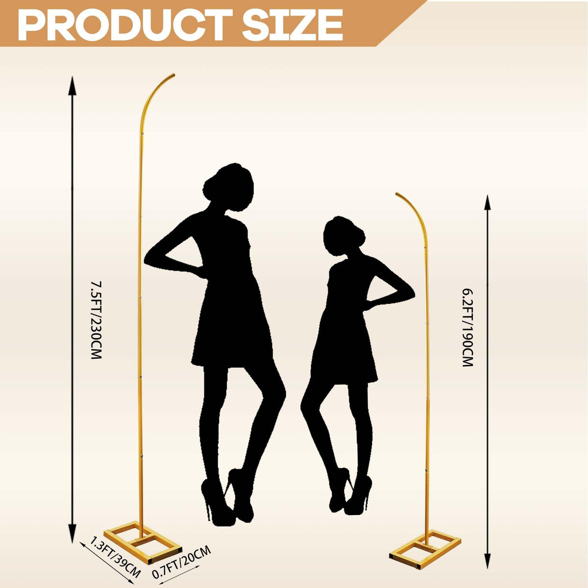 Balloon Arch Stand Set of 2 - Bonastella Official Imagery - 3