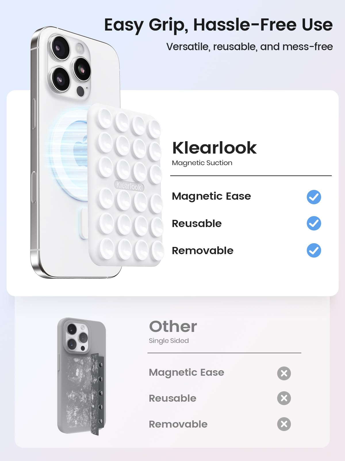 Klearlook Maximized Clarity! Klearlook Magnetic Suction Phone Mou - Klearlook Maximized Clarity! Official Product View 3