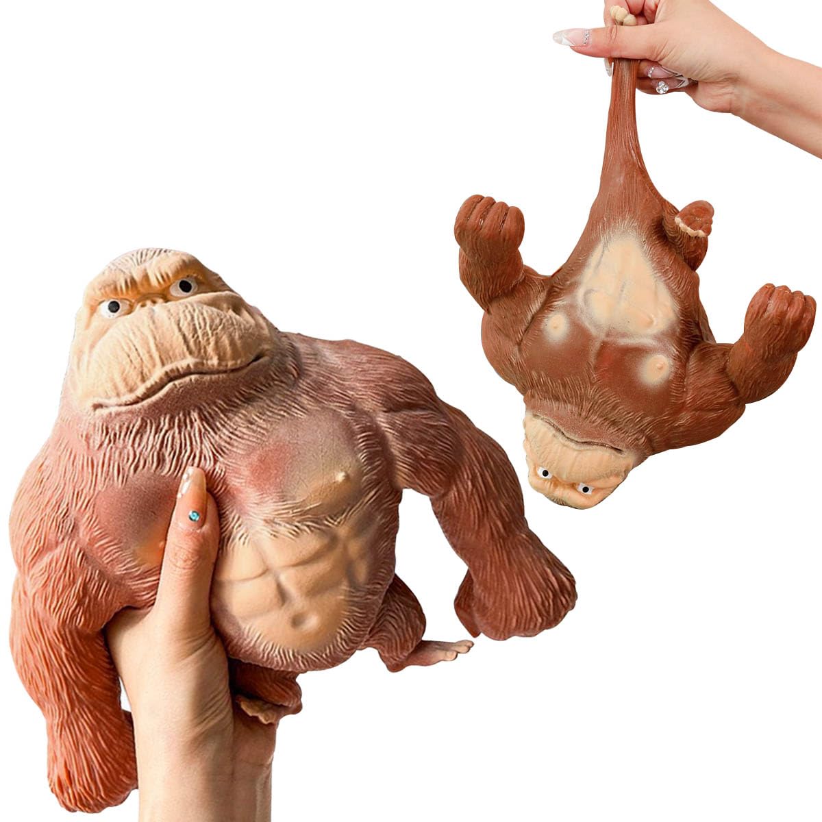 Jumbo Monkey Sand Squishy Toy Stretchy Gorilla Fidget Toy in - YHan Official Imagery - 2