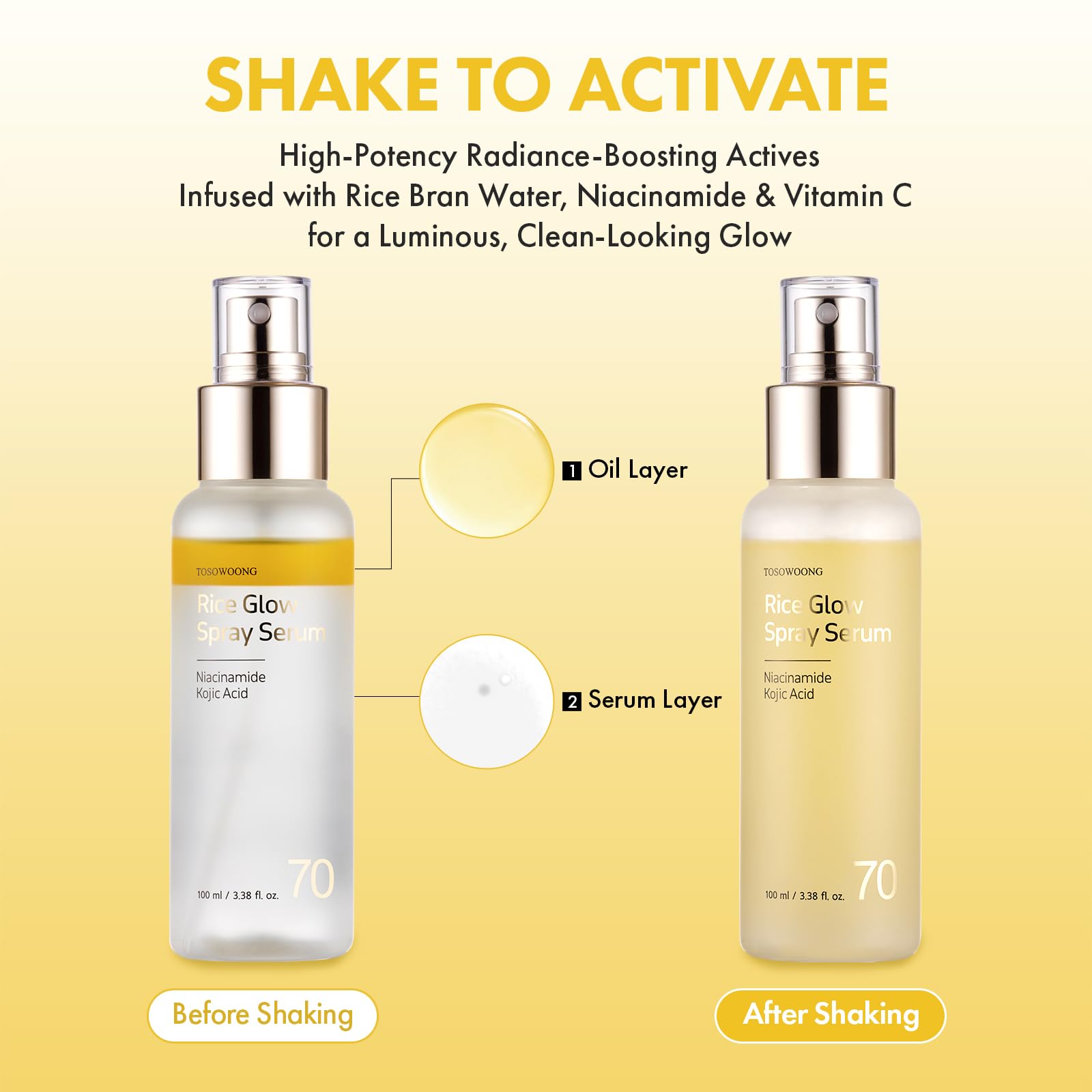 TOSOWOONG Rice Glow Spray Serum All in One Mist for Glass - TOSOWOONG Official Imagery - 5