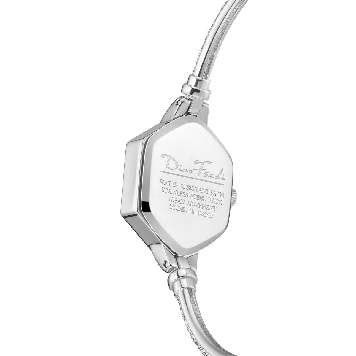 Rose Gold Petite Bracelet Watch for Women Diamond Dress - Diaofendi Official Imagery - 4