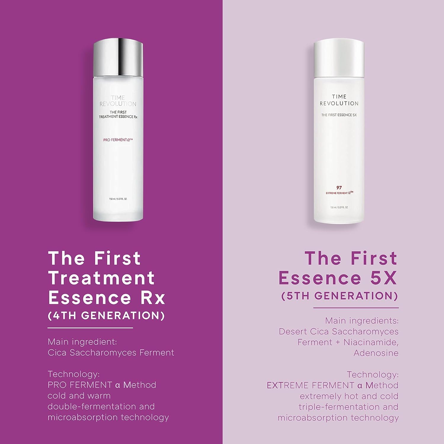 MISSHA Time Revolution The First Essence 5X 5.07 oz, Korean Skin - MISSHA