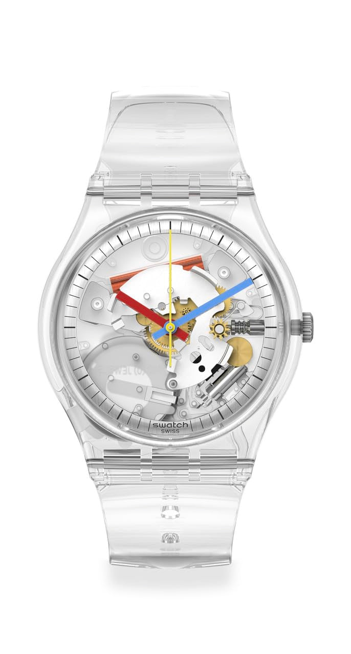 Swatch Gent Biosourced Unisex Watch Casual Polymer Transparent - Product Imagery