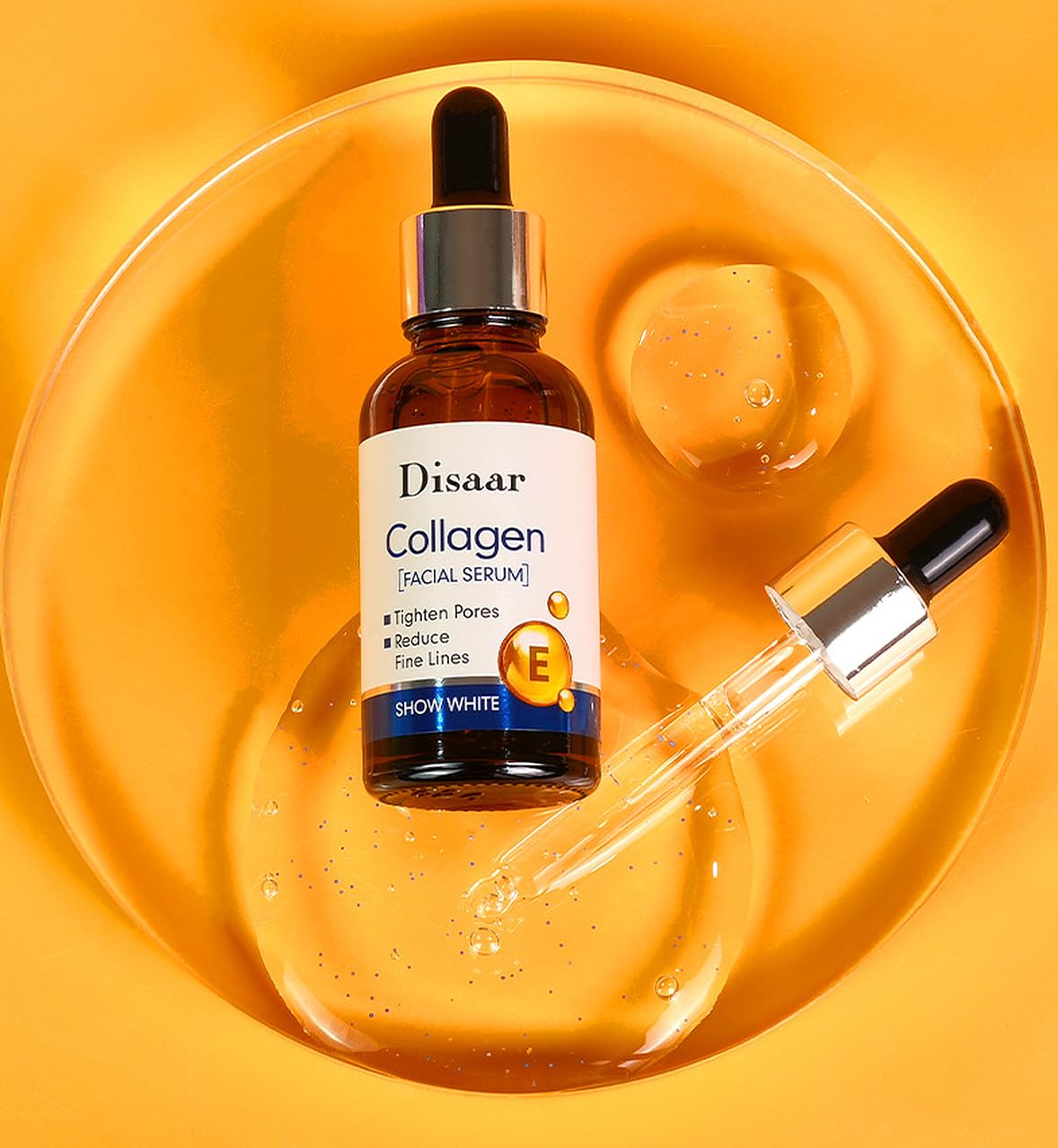 DISAAR BEAUTY Collagen Facial Serum Vitamin E Tighten Pores 30ml - DISAAR Beauty