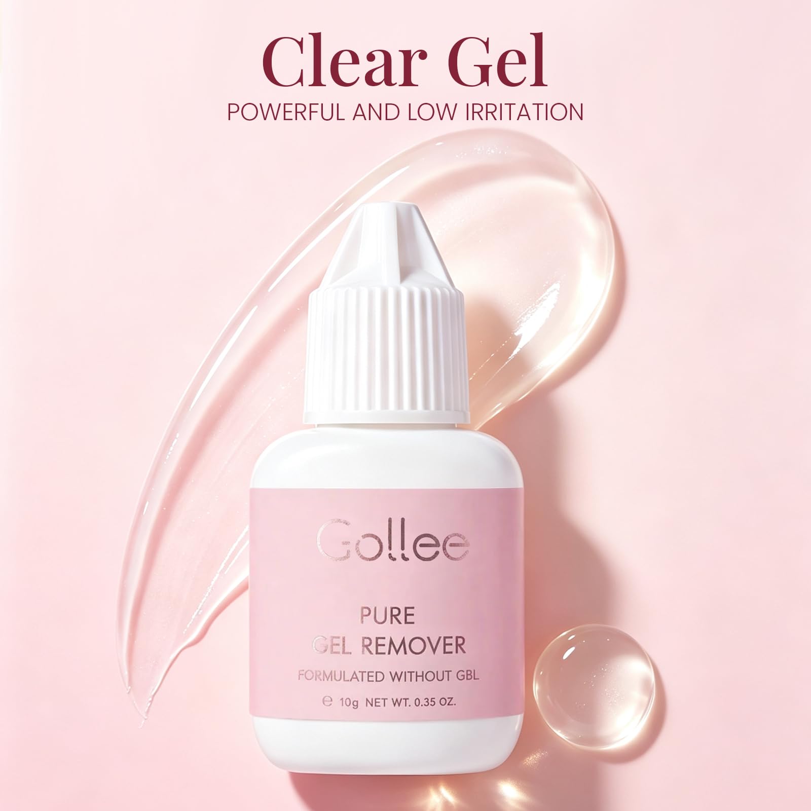 Eyelash Extension Remover, GBL-Free Lash Remover for Lash Extensions, Lash Gel Remover Lash Extension Glue Remover Dissolver for Eyelash Extension Glue | Gentle, Efficient Gel Safe for Sensitive Eyes