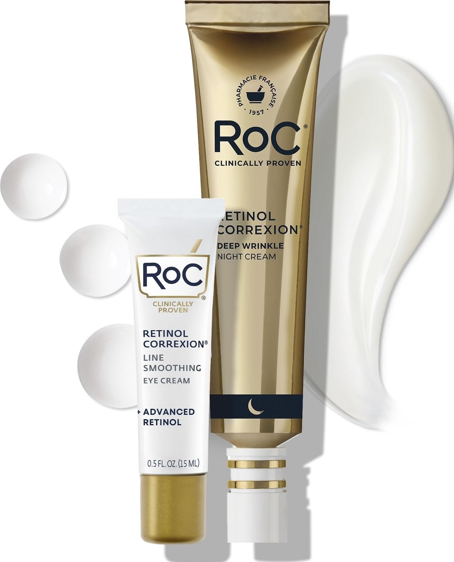 RoC Retinol Correxion Value Set Deep Wrinkle Night Cream - RoC Official Imagery - 1