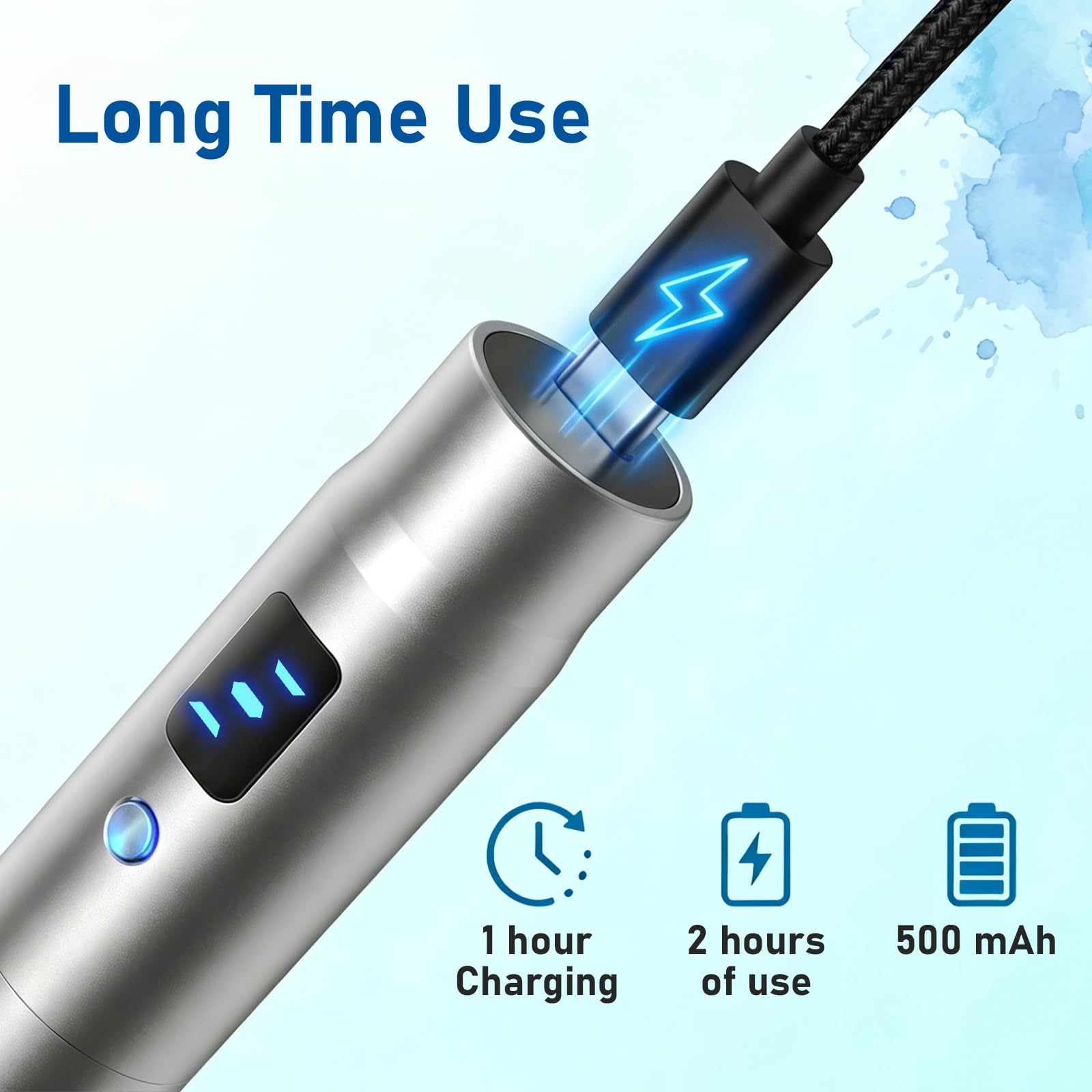 Microneedle Derma Roller Pen for Women Men Skin Home Travel - BEAUTIYAND Official Imagery - 4