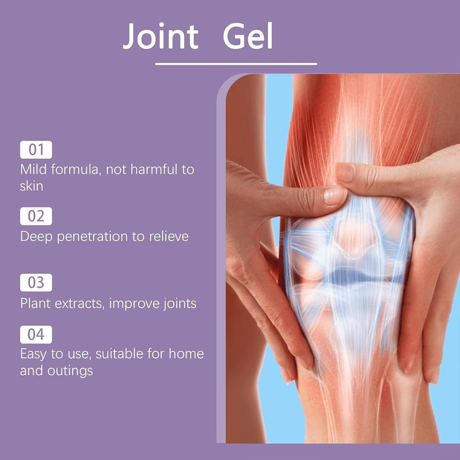 Ylahdent Purple Joint & Muscle Relief Gel (2-Pack)