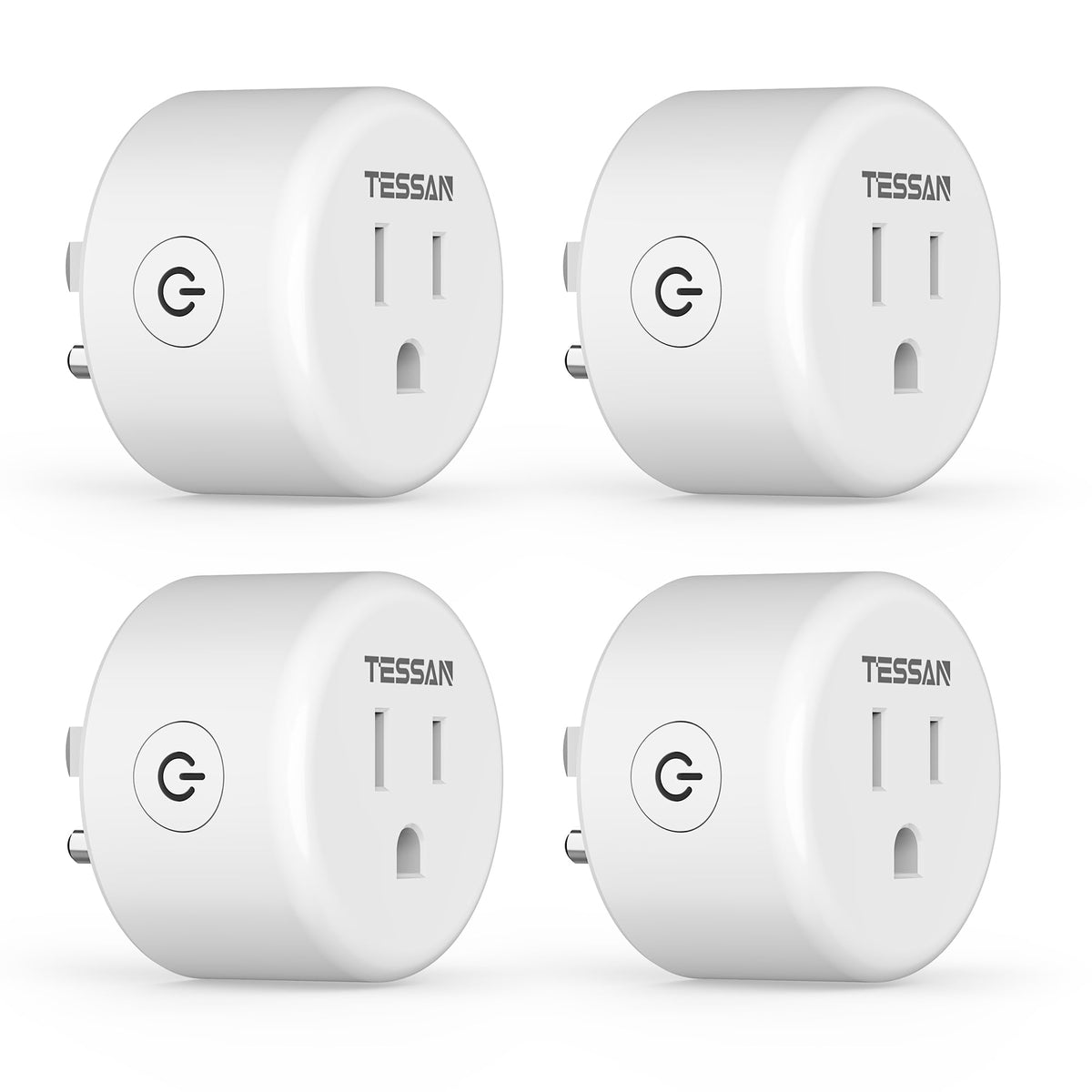 TESSAN WiFi Smart Plug Wireless Timer Outlet 4 Pack - TESSAN Official Imagery - 2