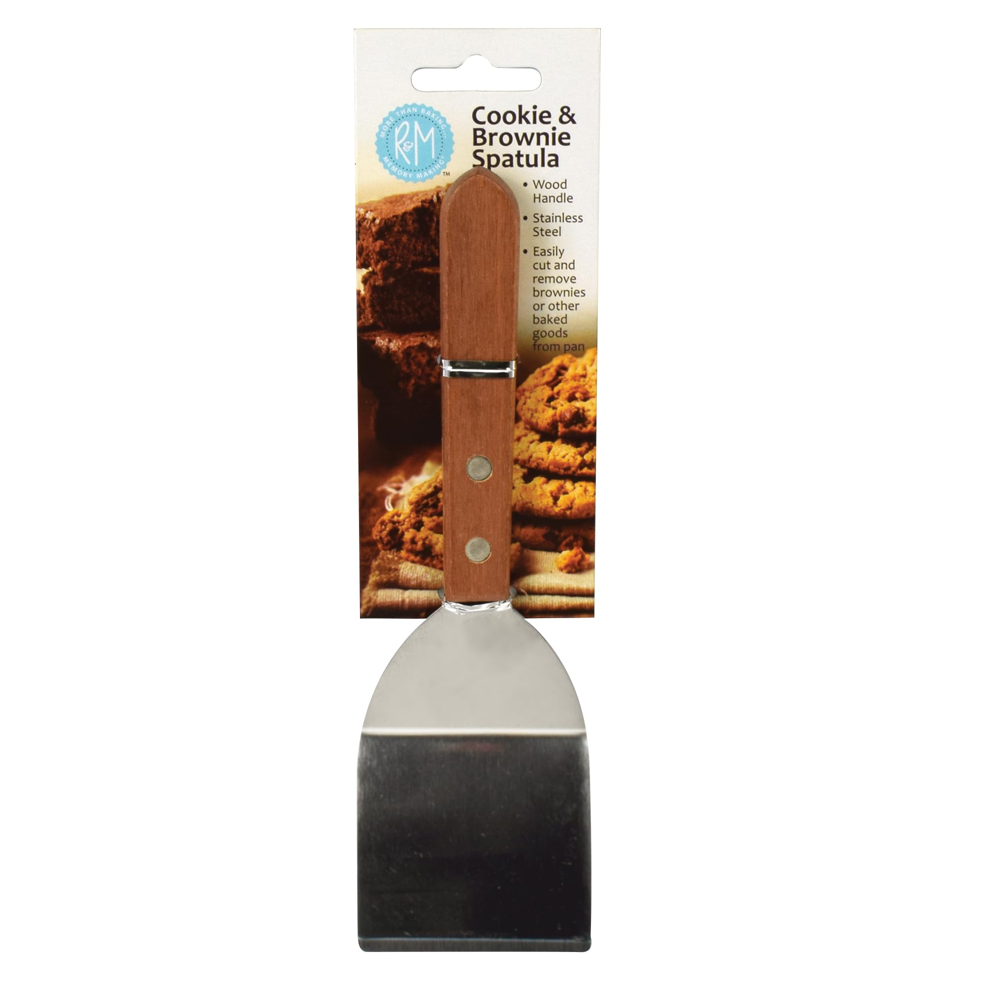R&M Stainless Steel Spatula 7.5" – Kitchen and Baking Tool - View 1