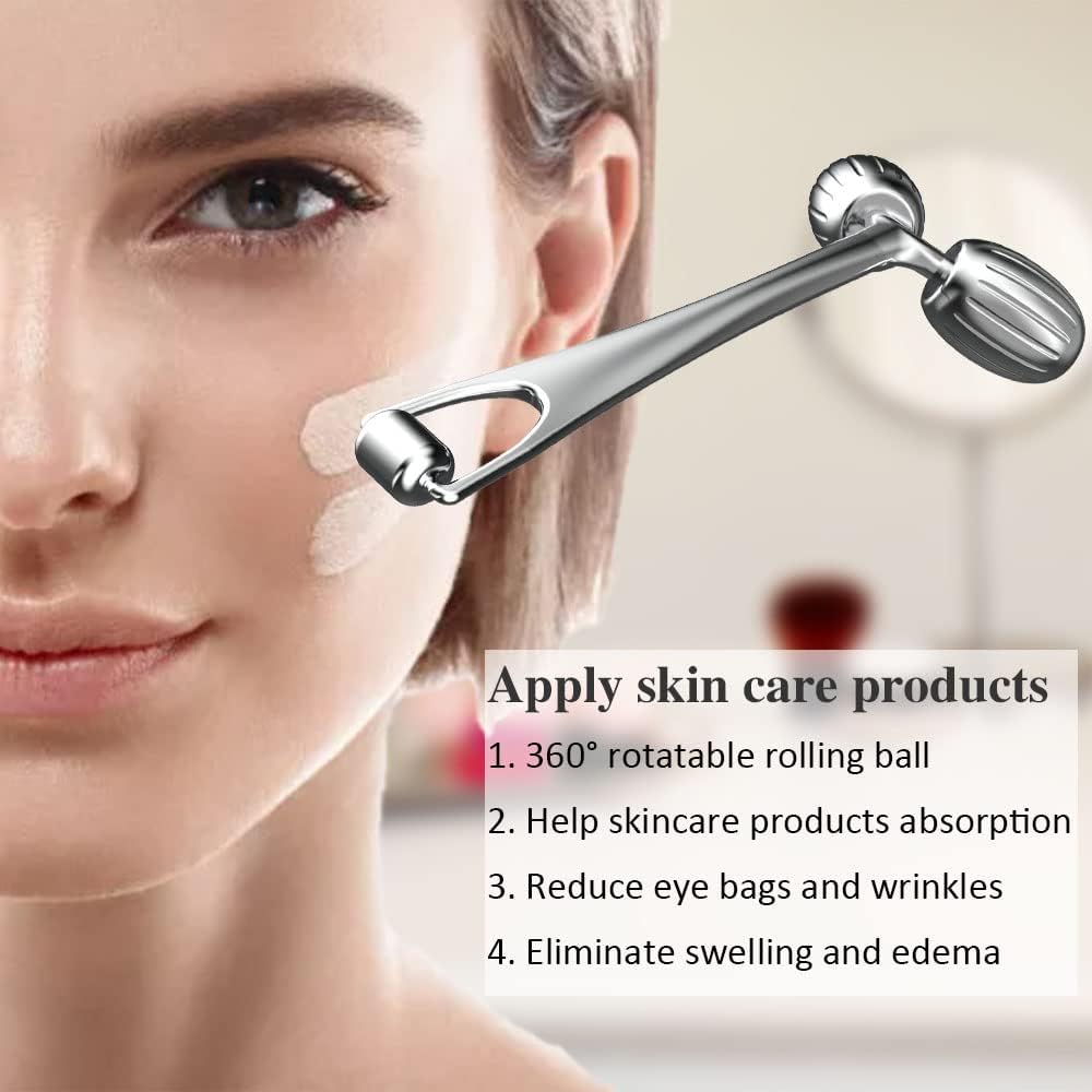 Yeamon Gua Sha Facial Tools and Face Roller Set Facial - Yeamon Official Imagery - 4