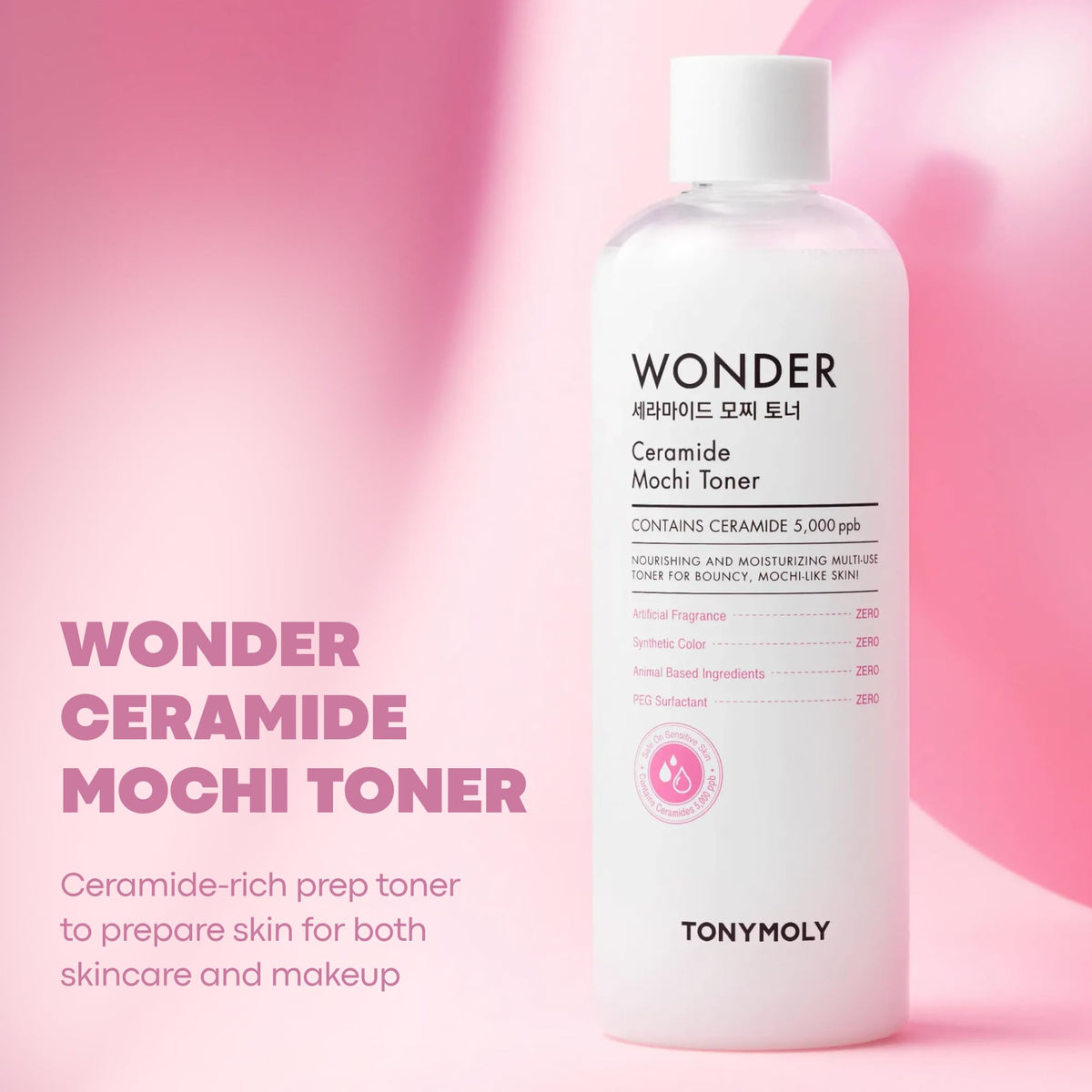 TONYMOLY Wonder Ceramide Mochi Toner Set - TONYMOLY Official Imagery - 5