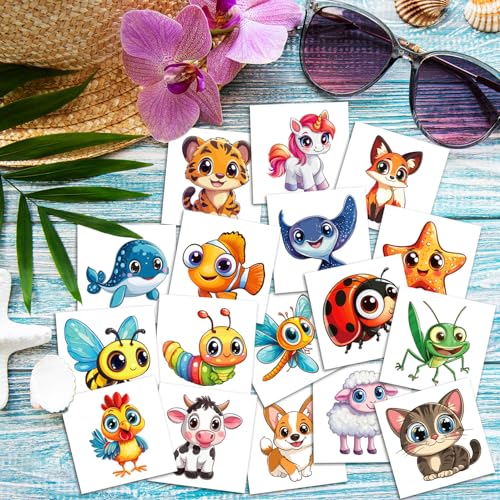 JCFIRE Larger Temporary Tattoos For Kids Stocking Stuffers, 102 - Product Imagery