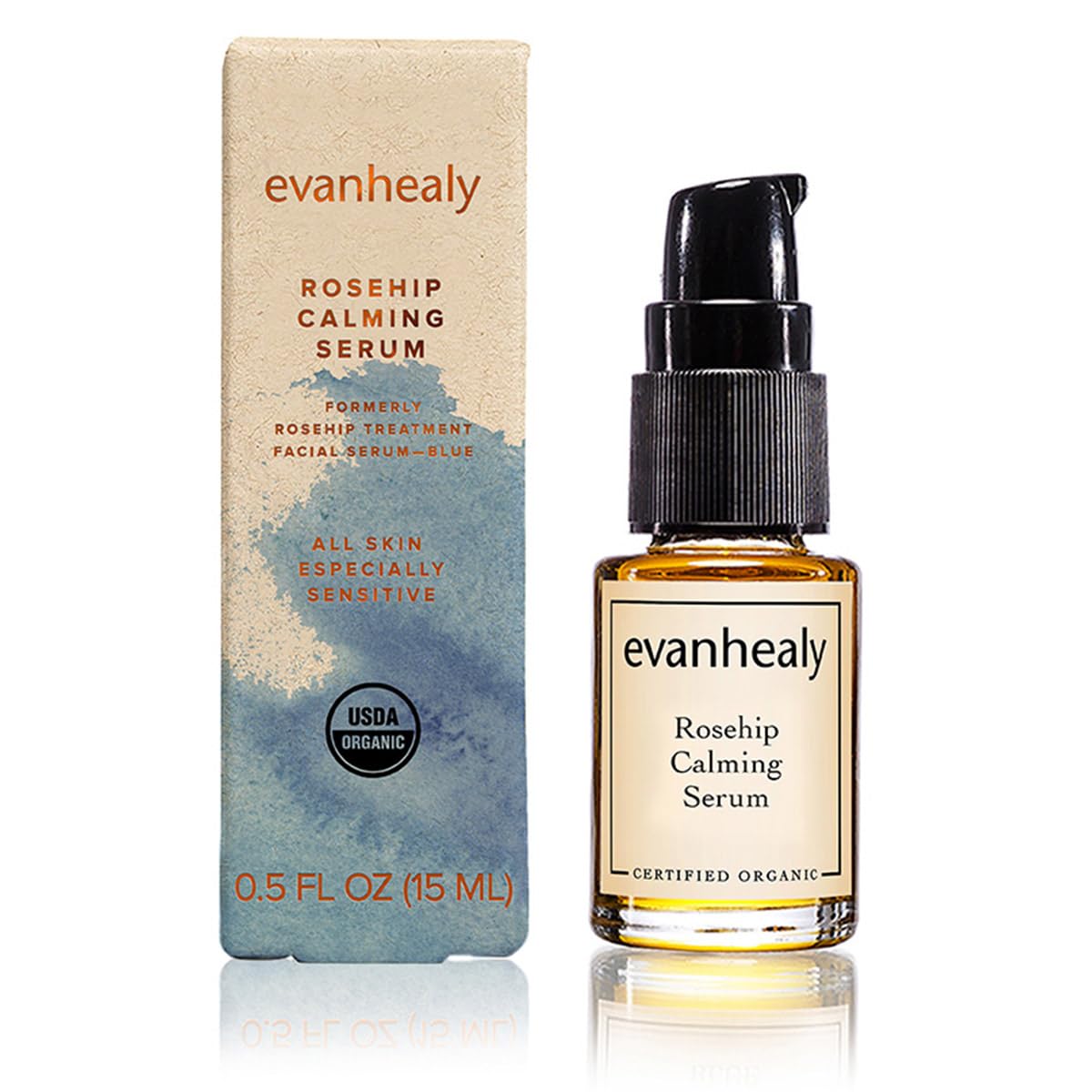 evanhealy Rosehip Calming Serum - Blue Skin Care Line with Organic Whole - evanhealy Official Product View 3