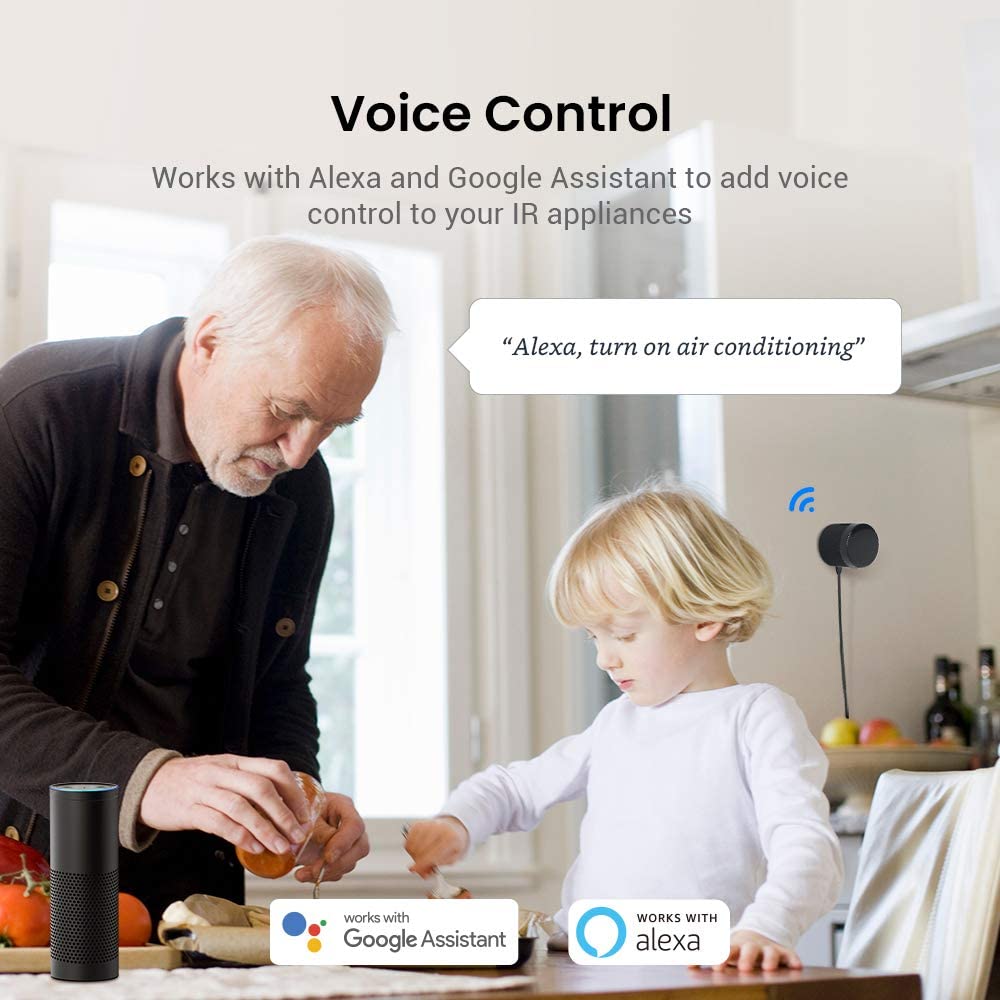 BroadLink RM4mini IR Smart Home Hub AC Univeral Remote with - Broadlink Official Imagery - 7