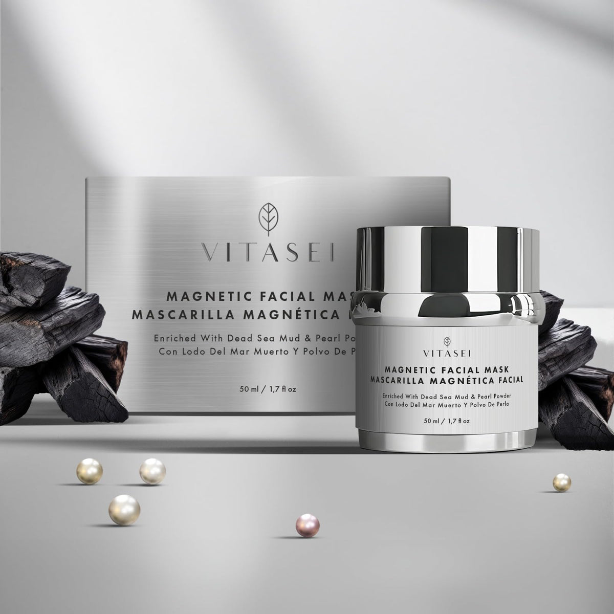 VITASEI Megnetic Dead Sea Mud Facial Deep Cleansing Mask 1 - VITASEI Official Imagery - 5