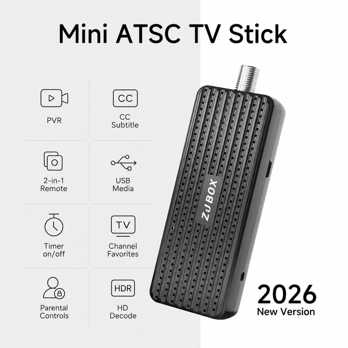 Digital Converter Box for TV 1080P ATSC tv Tuner Box with - ZJBOX Official Imagery - 6
