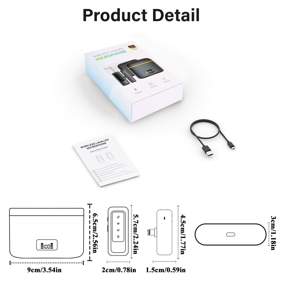Wireless Lavalier Microphone for iPhone Camera Android M8pro - PAKESI Official Imagery - 8