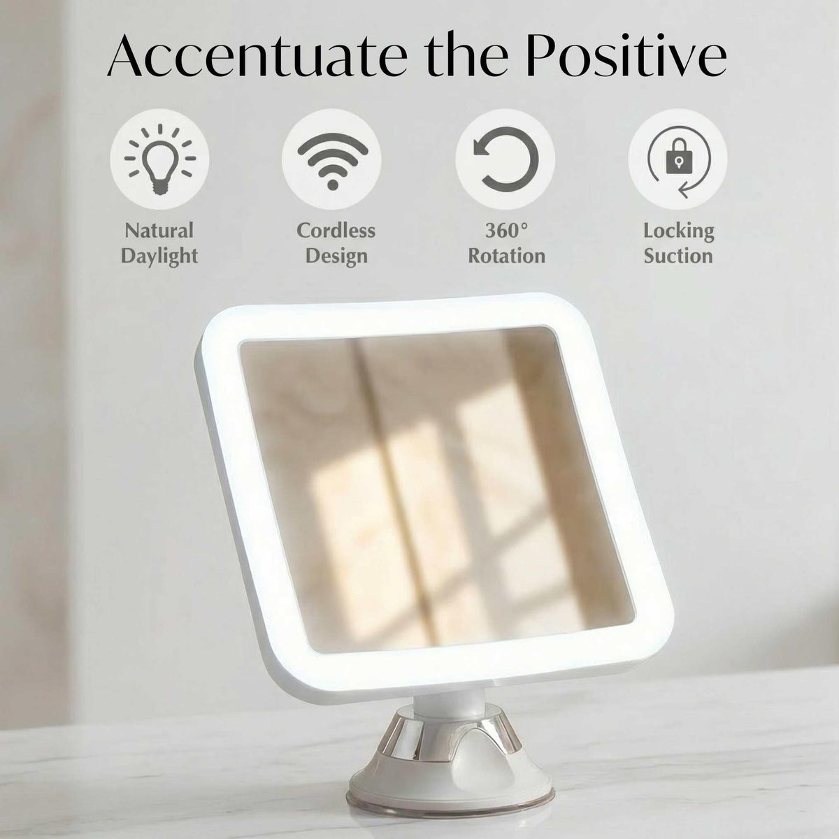 Fancii 10X Magnifying Lighted Makeup Mirror - Fancii Official Imagery - 4