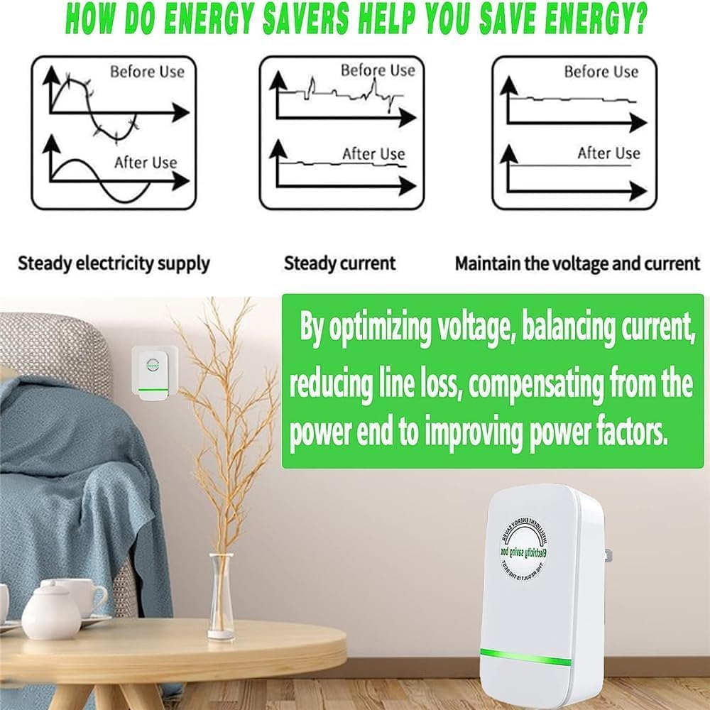 4PC Electricity Saving Box, Energy Saving Device Smart, Save Plug - Generic Official Product View 4