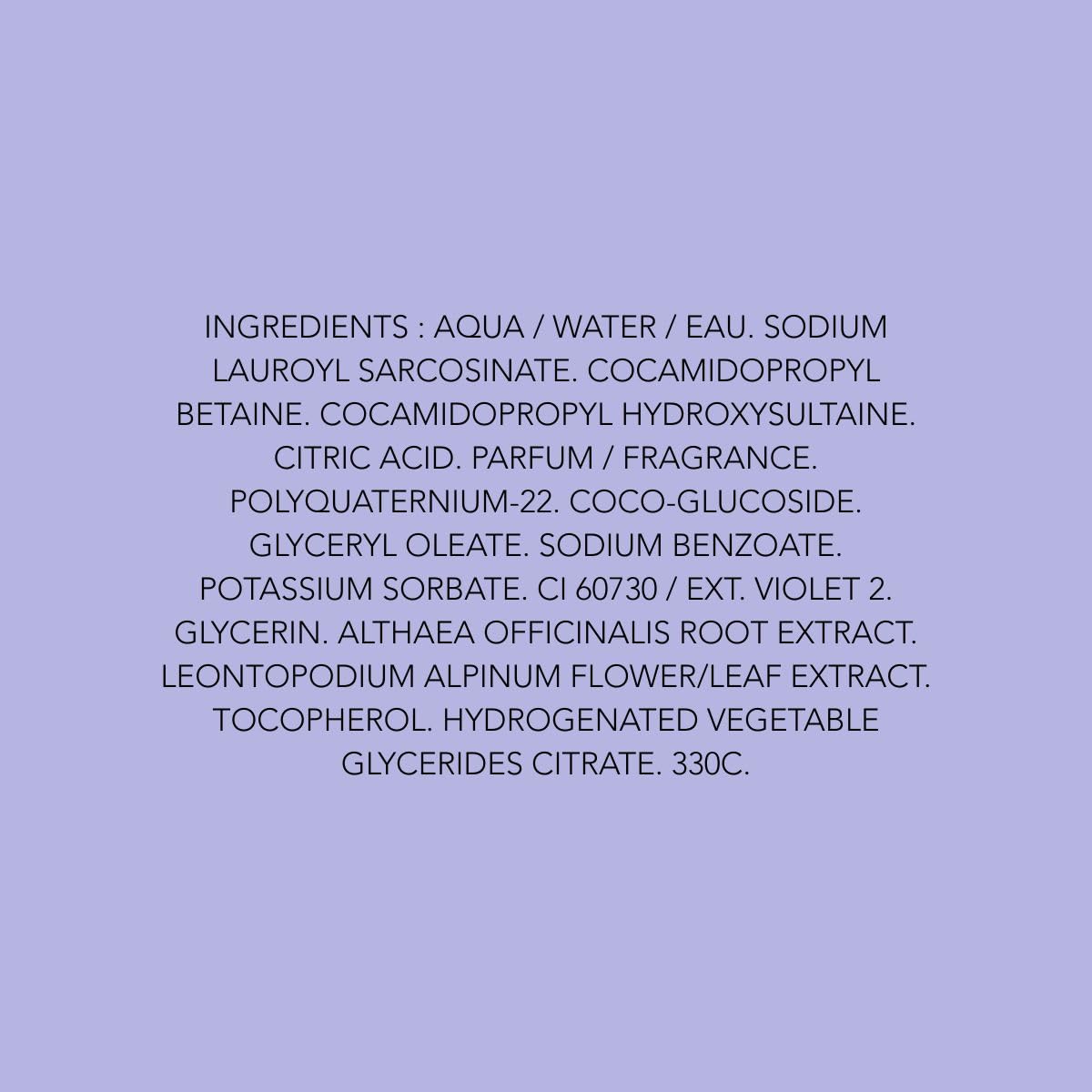 PHYTO Purple No-Yellow Shampoo for Gray, White & Bleached Blonde Hair | Sulfate-Free | Neutralizes Brassy Tones, Illuminates Highlights | Made in France | 8.45 fl oz