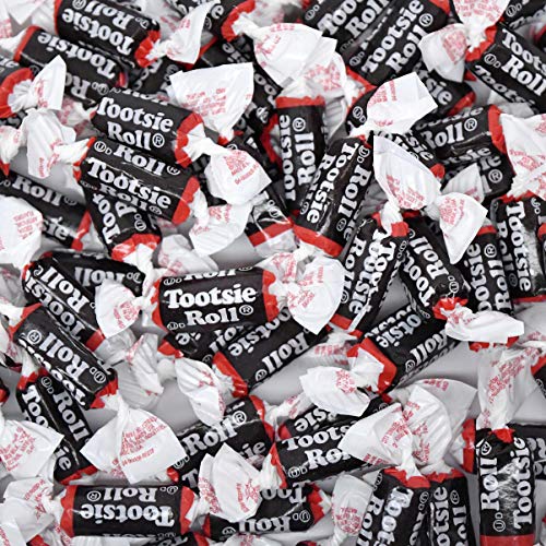 Tootsie Roll Minis, Chewy Chocolate Candy, 360 Count, 38.8oz Bag - Product Imagery