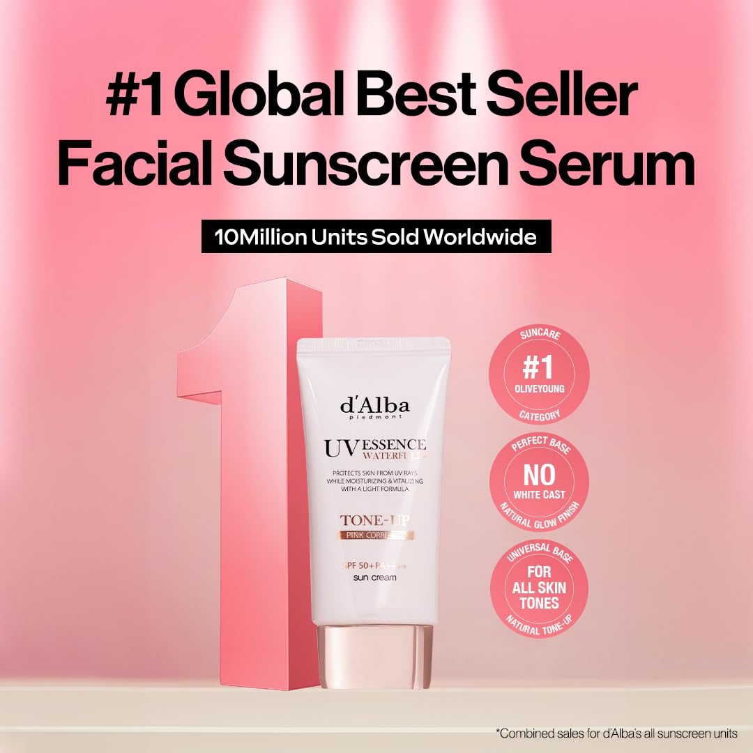 d alba Piedmont Waterfull Tone Up Sunscreen Serum SPF 50 - d'alba Piedmont Official Imagery - 3