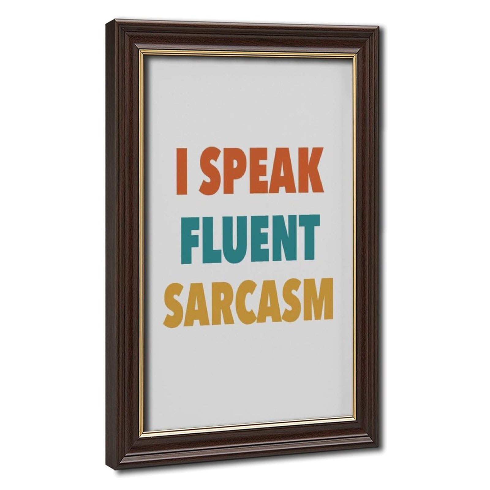 I Speak Fluent Sarcasm, Etsy Uk, Teen Room Print, Funny Teenager - Product Imagery