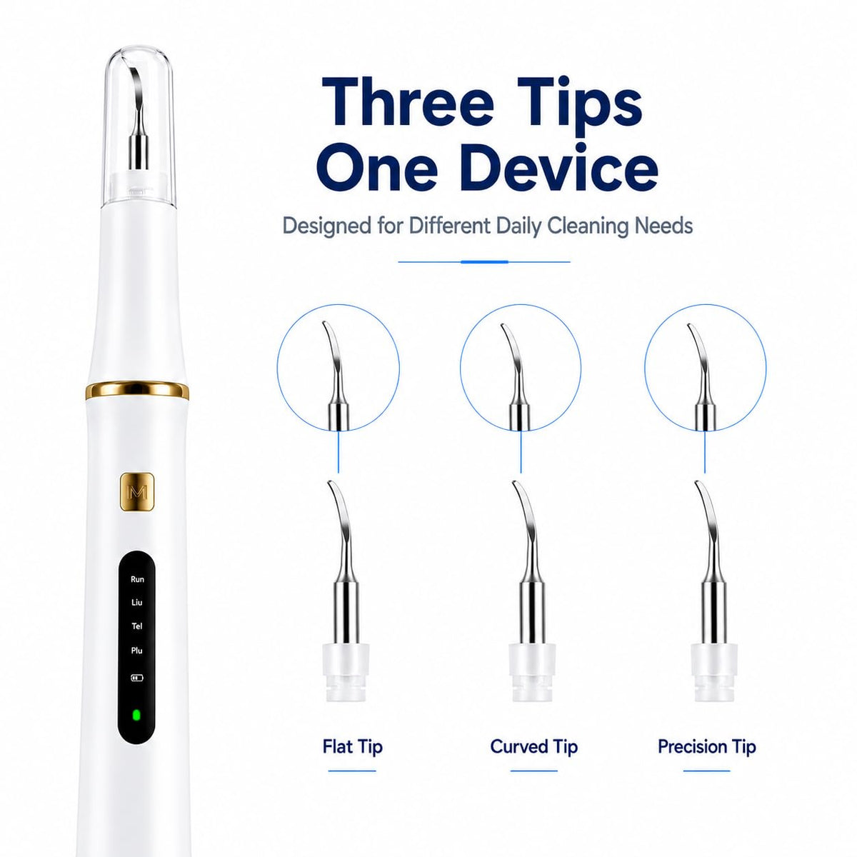 Rechargeable Oral Care Device with HD Camera LED Light - Zhicheng Official Imagery - 8