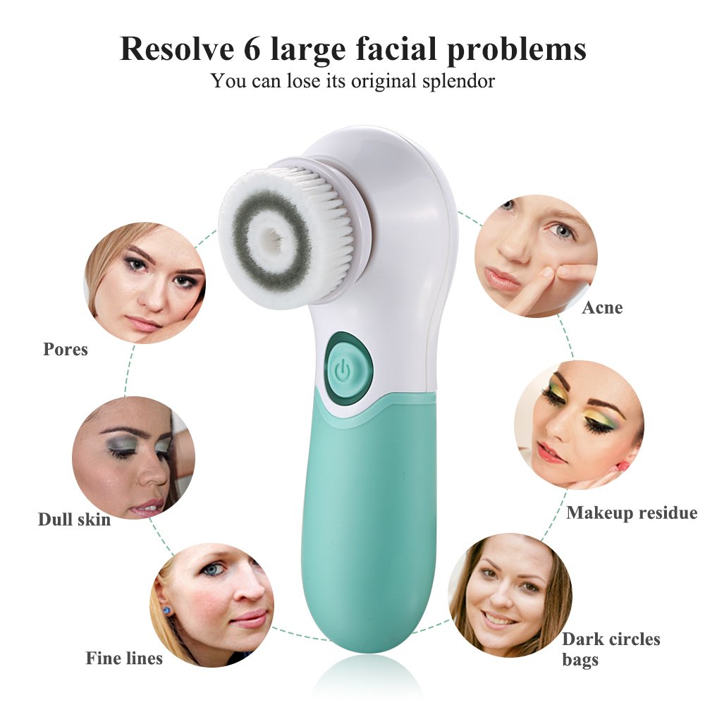 Facial Cleansing Brush Electric Facial Exfoliating Massage - TOUCHBeauty Official Imagery - 8