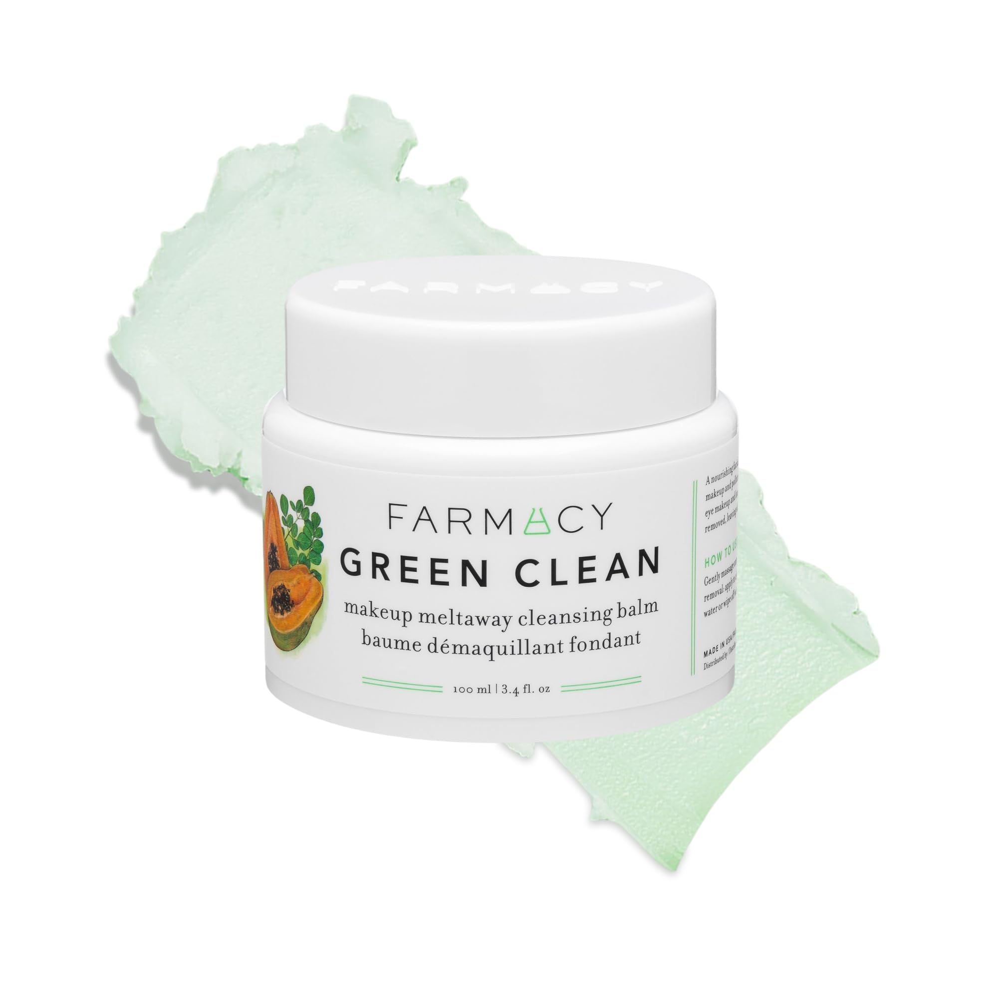 Farmacy Makeup Remover Cleansing Balm - Green Clean Waterproof - Product Imagery