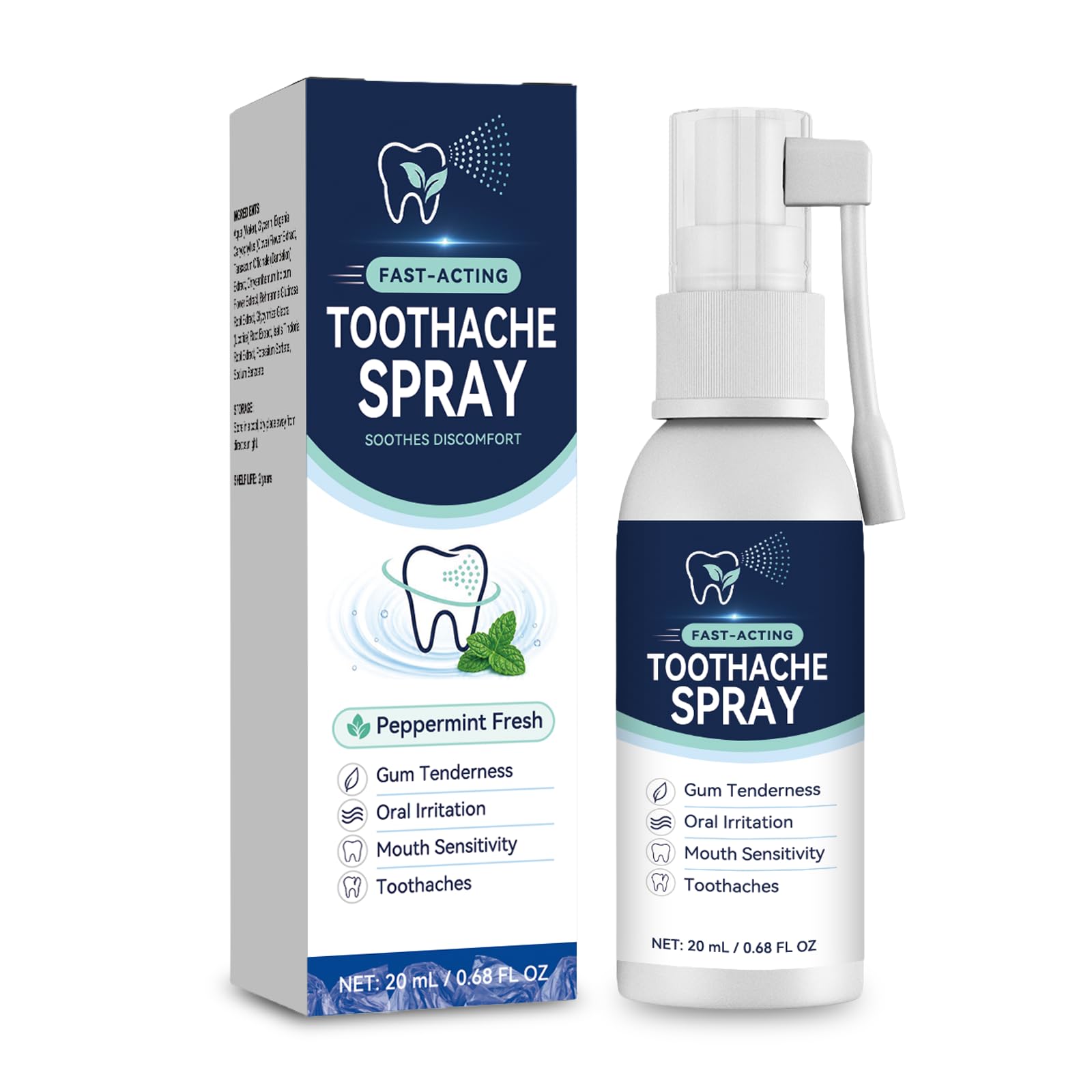 OLNUITEXL Oral Discomfort Relief Spray for Adults 20mL