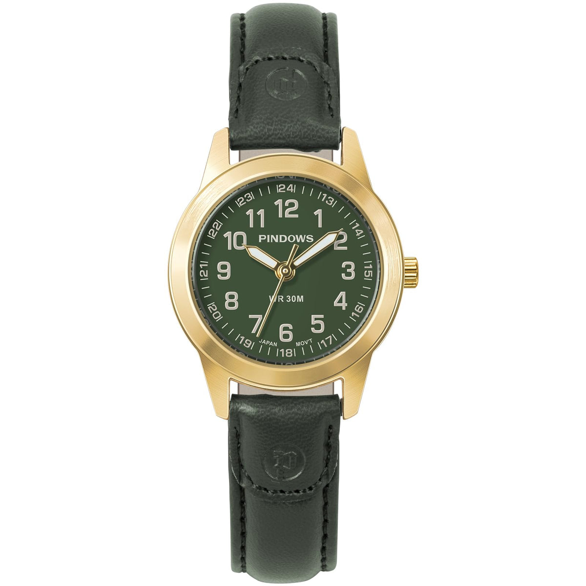 PINDOWS Women s Watch Small Minimalist Analog Quartz Leather - PINDOWS Official Imagery - 3