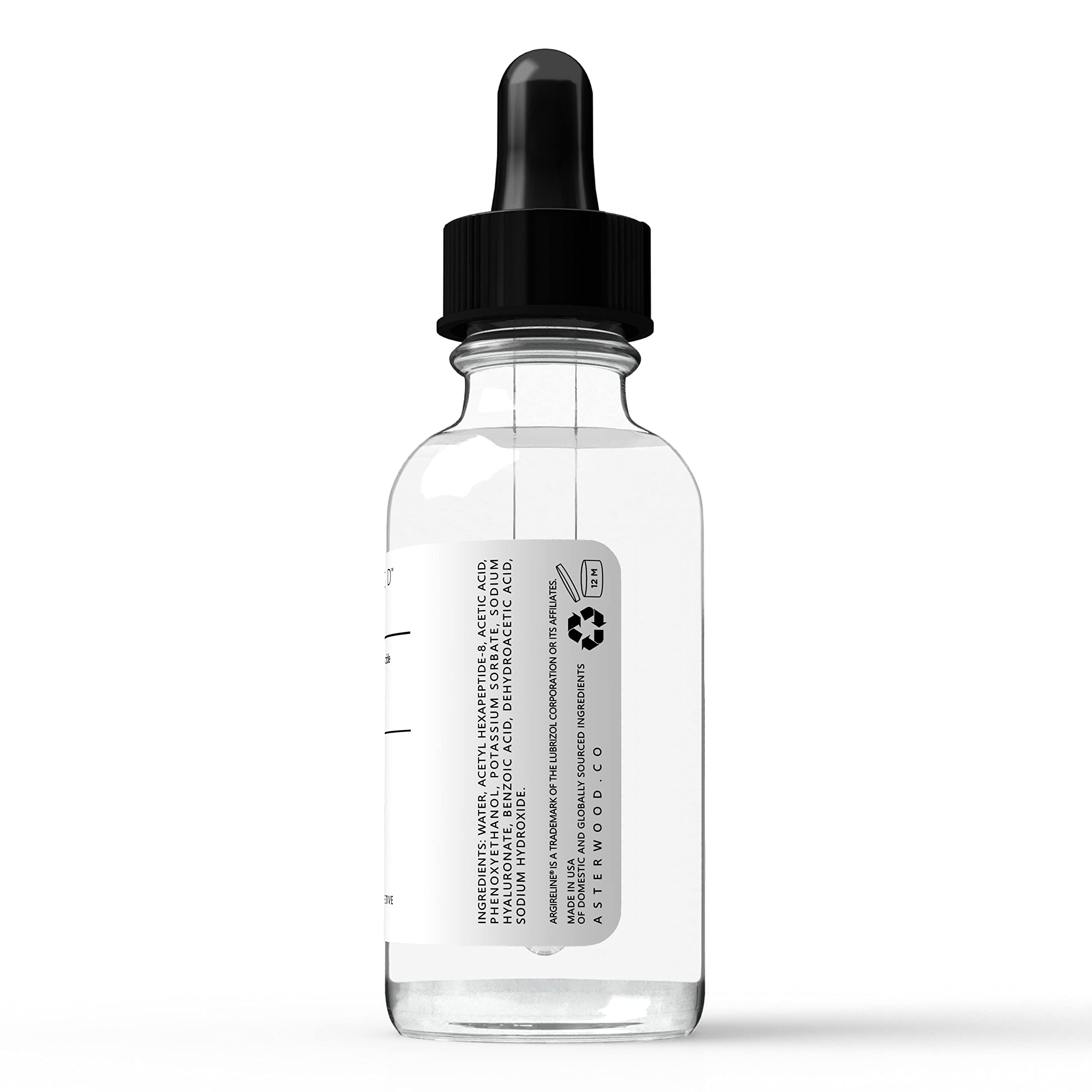 Asterwood Argireline Serum, Anti - Aging Peptide with Hyaluronic Acid 1 F - Asterwood Official Product View 9