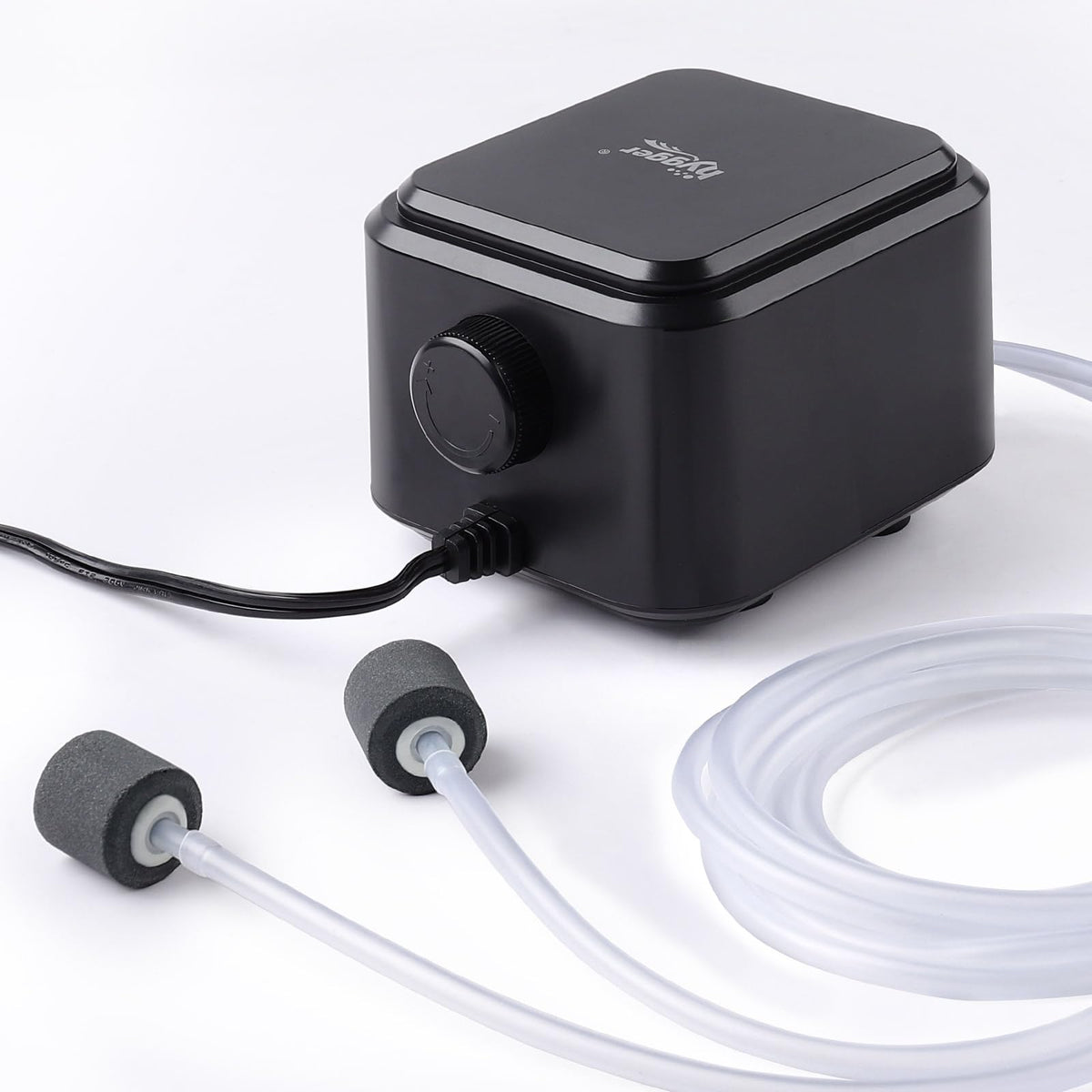 hygger Quiet 30dB Aquarium Air Pump Adjustable Low Decibel - hygger Official Imagery - 1