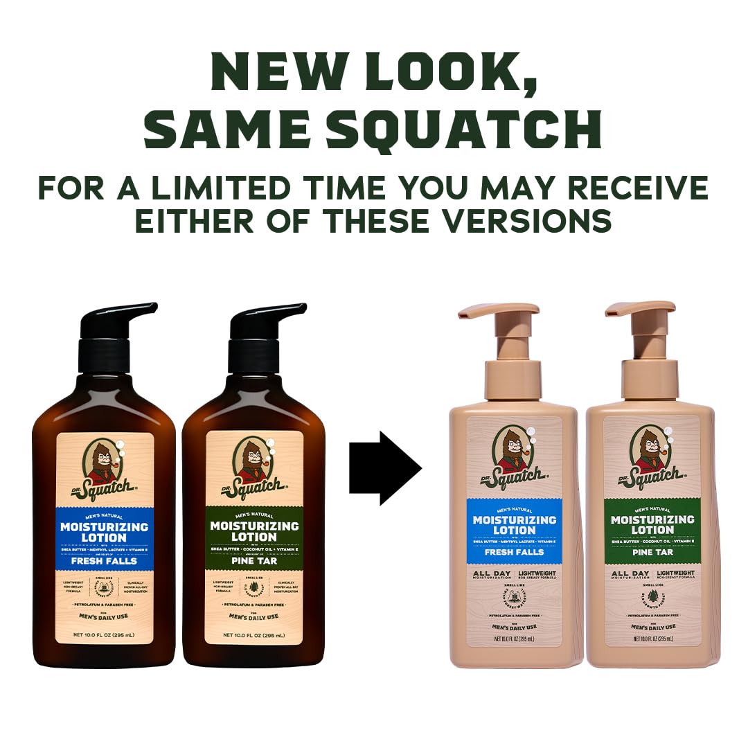 Dr Squatch Natural Hand and Body Lotion for Men - Dr. Squatch Official Imagery - 3