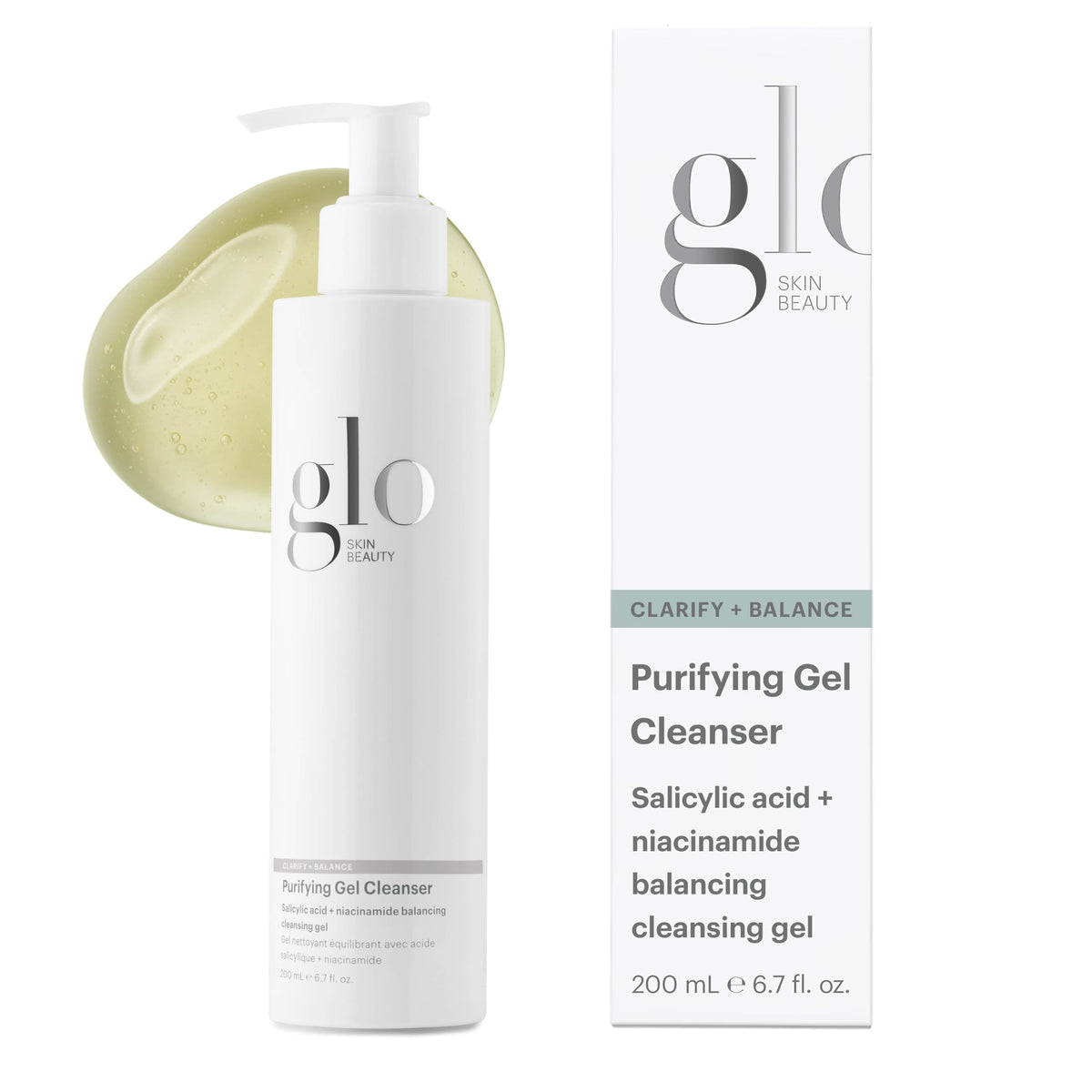 Glo Skin Beauty Purifying Gel Cleanser Salicylic Acid Face - Glo Skin Beauty Official Imagery - 2