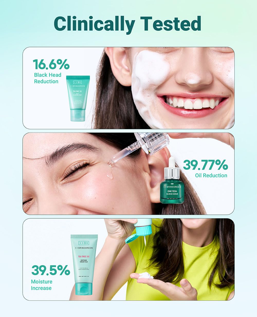 BRING GREEN TEA TREE CICA TRIAL KIT - BRING GREEN