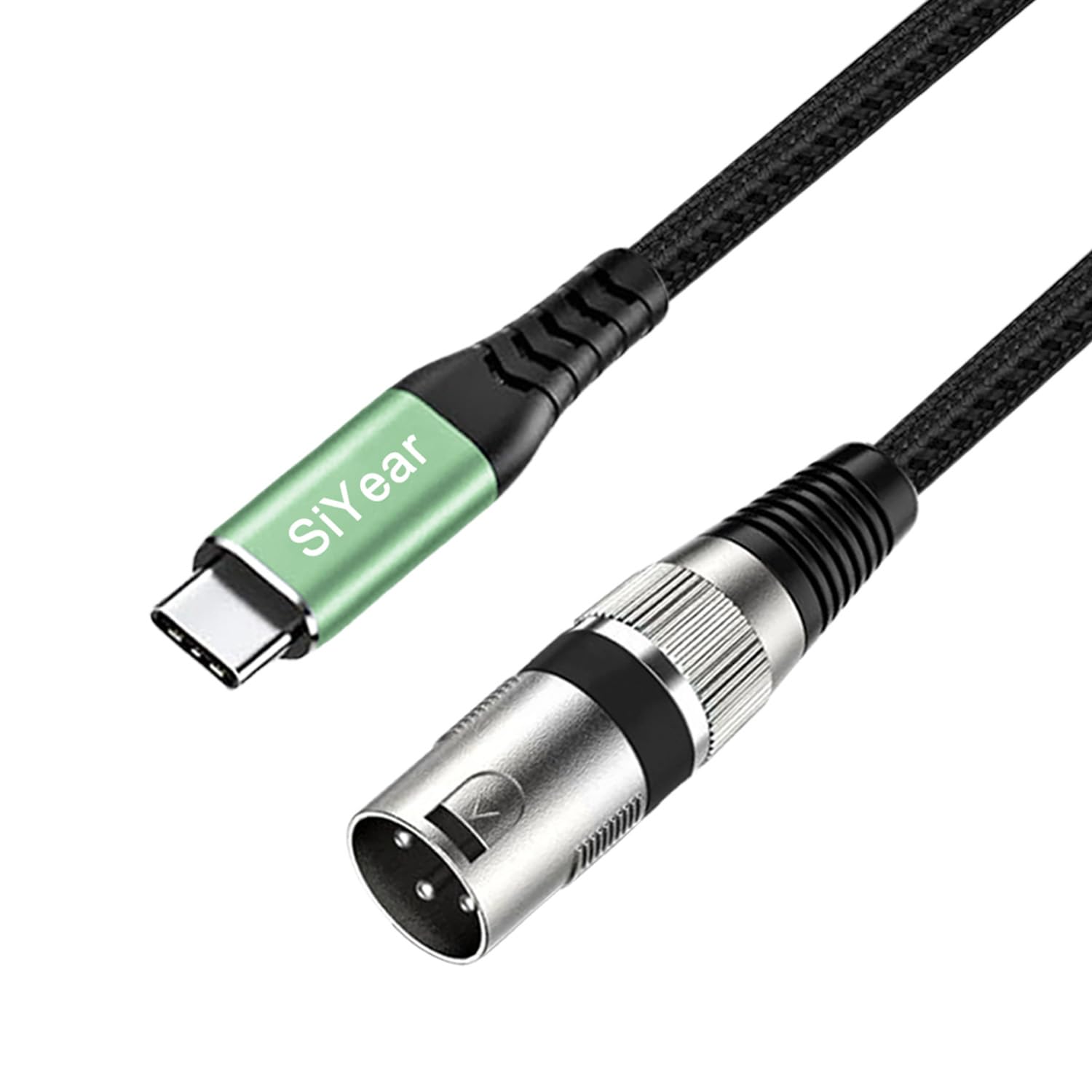 SiYear USB C to XLR Male Audio Cable, XLR 3Pin to Type C Adapter by SiYear - Angle View 1