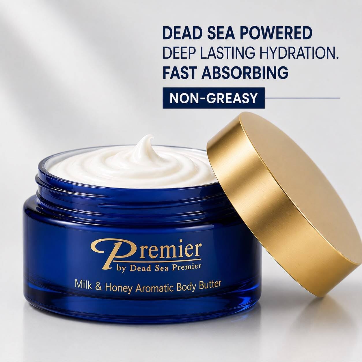 Premier Dead Sea Anti-Aging Body Cream - Milk & Honey 5.95 Fl Oz - Premier Official Product View 5