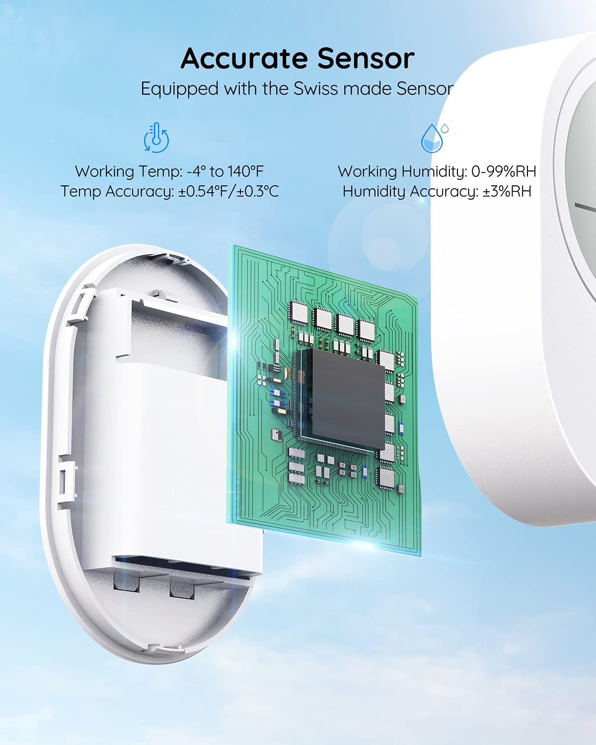 Govee Smart WiFi Thermometer Hygrometer H5051 Indoor with - Govee Official Imagery - 4