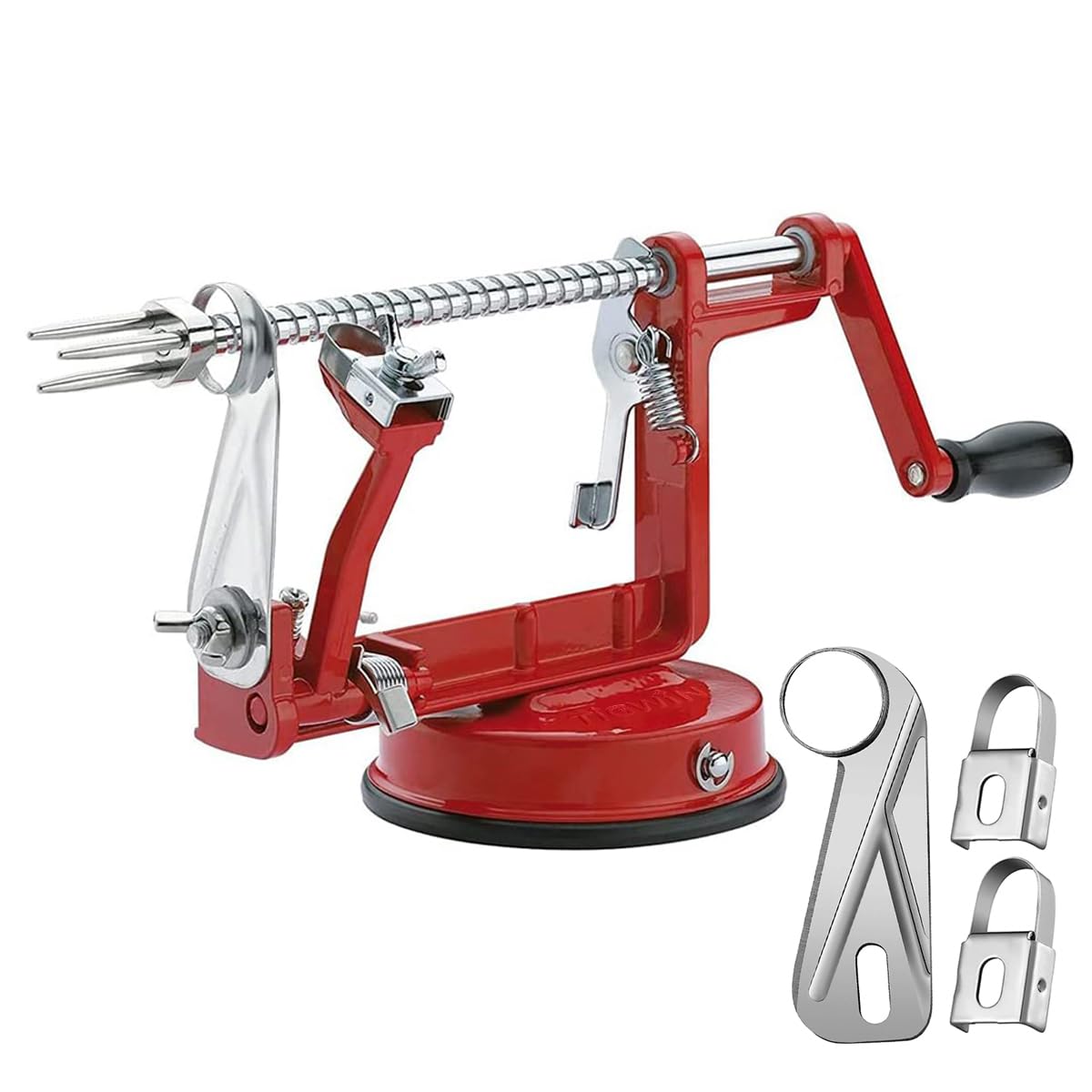 tigwin Apple Peeler Corer, Long lasting Chrome Cast Magnesium Alloy Ap - View 1