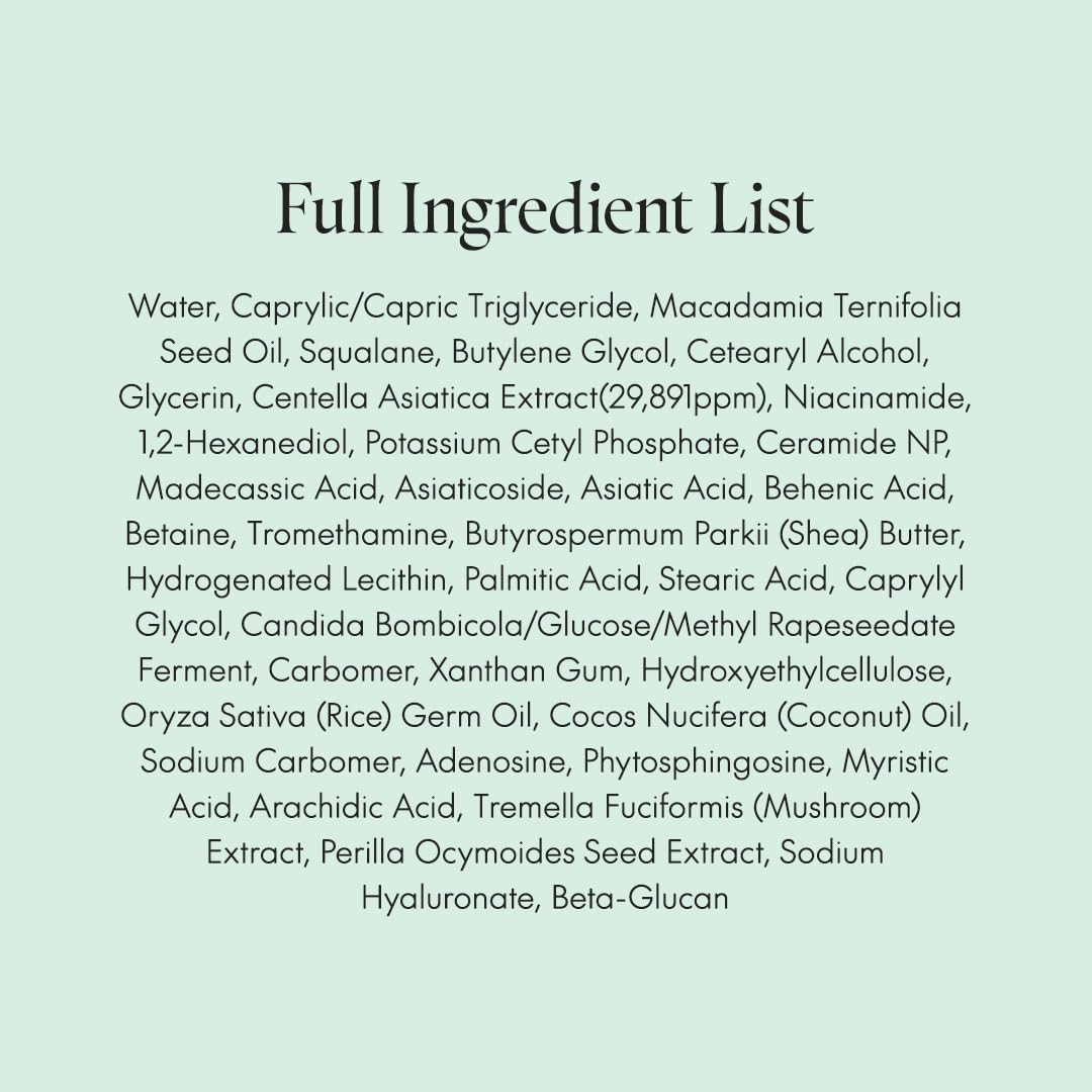 PURITO Centella Unscented Cream for Sensitive Skin, 1.70 fl.oz - PURITO