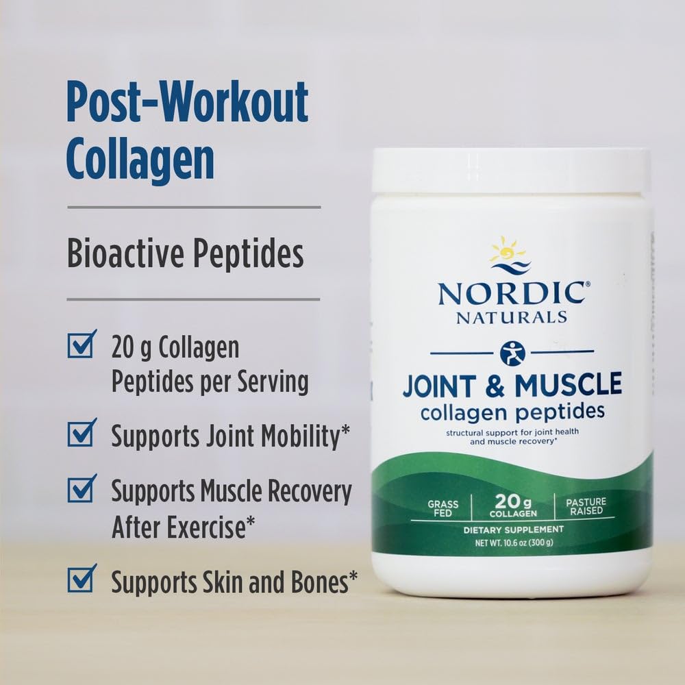 Nordic Naturals Joint Muscle Collagen Peptides Unflavored - Nordic Naturals Official Imagery - 4